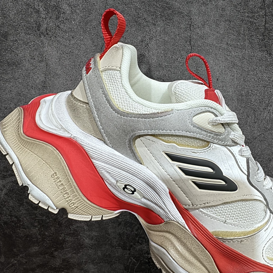 图片[7]-【OK版本】巴黎世家BALENCIAGA Cargo Sneaker 5XL 11代船型系列低帮复古阔型厚底底姥爹风潮流百搭休闲运动鞋“米白灰橘红做旧” 男女鞋配件防尘袋及附送鞋带 全部采用原档案原楦数据开发#1：1比例克重(轻度做旧效果!!) 原装EVA环保去臭环型鞋垫 开发7层私模,搭载轻量发泡EVA缓震中底,组合防滑橡胶大底 尺码：35-46-选品中心