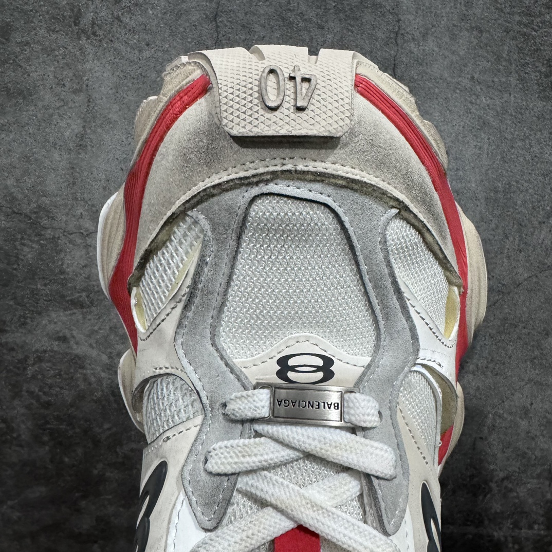 图片[5]-【OK版本】巴黎世家BALENCIAGA Cargo Sneaker 5XL 11代船型系列低帮复古阔型厚底底姥爹风潮流百搭休闲运动鞋“米白灰橘红做旧” 男女鞋配件防尘袋及附送鞋带 全部采用原档案原楦数据开发#1：1比例克重(轻度做旧效果!!) 原装EVA环保去臭环型鞋垫 开发7层私模,搭载轻量发泡EVA缓震中底,组合防滑橡胶大底 尺码：35-46-选品中心