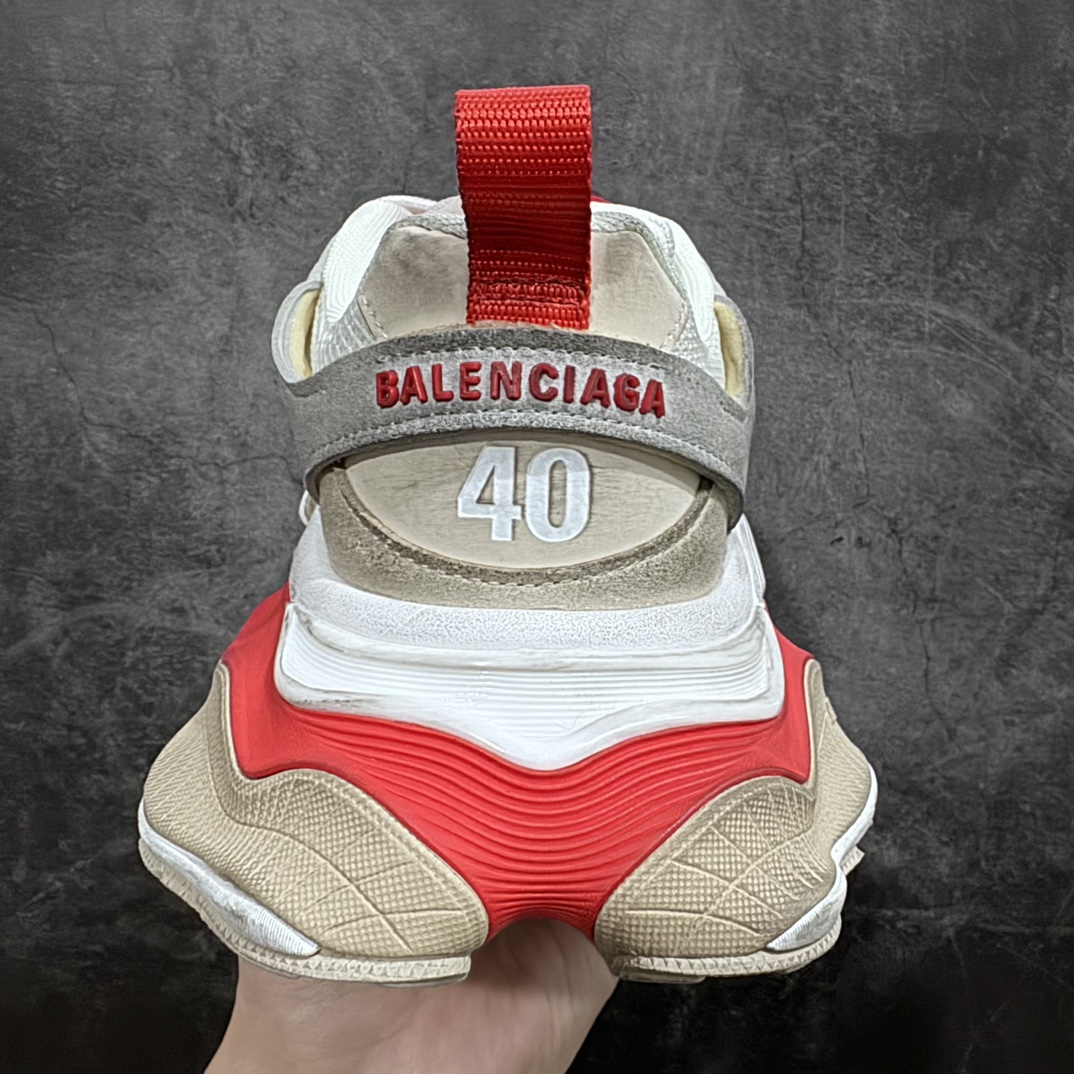 图片[4]-【OK版本】巴黎世家BALENCIAGA Cargo Sneaker 5XL 11代船型系列低帮复古阔型厚底底姥爹风潮流百搭休闲运动鞋“米白灰橘红做旧” 男女鞋配件防尘袋及附送鞋带 全部采用原档案原楦数据开发#1：1比例克重(轻度做旧效果!!) 原装EVA环保去臭环型鞋垫 开发7层私模,搭载轻量发泡EVA缓震中底,组合防滑橡胶大底 尺码：35-46-选品中心