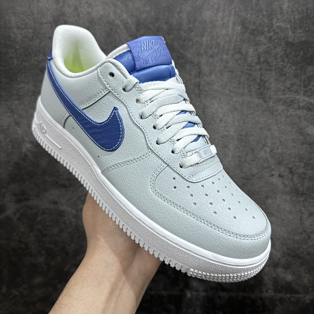 Pure original HY version Nk Air Force 1'07 Low gray blue FN7185-423