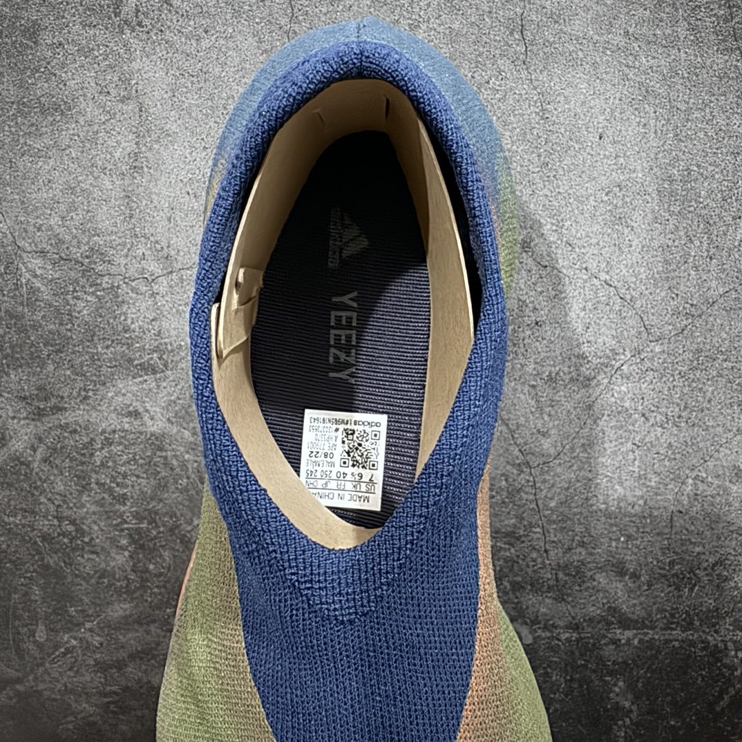 340 【S2版本】AD 阿迪 Knit Runer ” Fade indigo” 蓝色 侃爷椰子袜套 HP3370