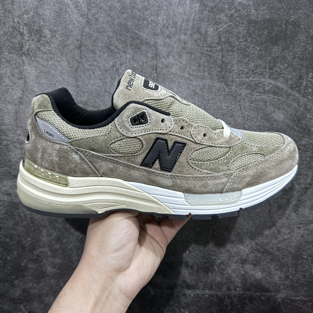 JJJJoundxNewBalanceM992J2新百伦NB992联名总统复古慢跑鞋灰棕正确3M反光细节