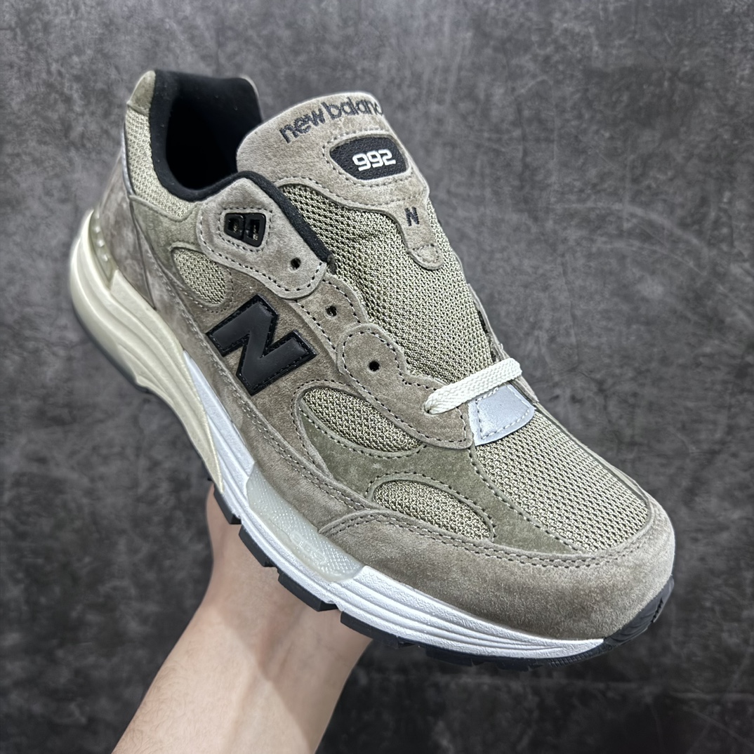 JJJJoundxNewBalanceM992J2新百伦NB992联名总统复古慢跑鞋灰棕正确3M反光细节