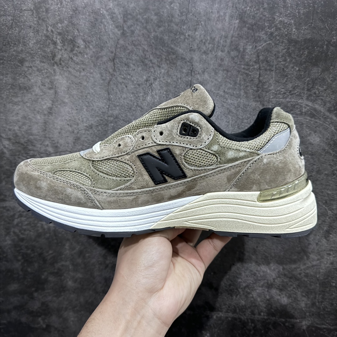 JJJJoundxNewBalanceM992J2新百伦NB992联名总统复古慢跑鞋灰棕正确3M反光细节