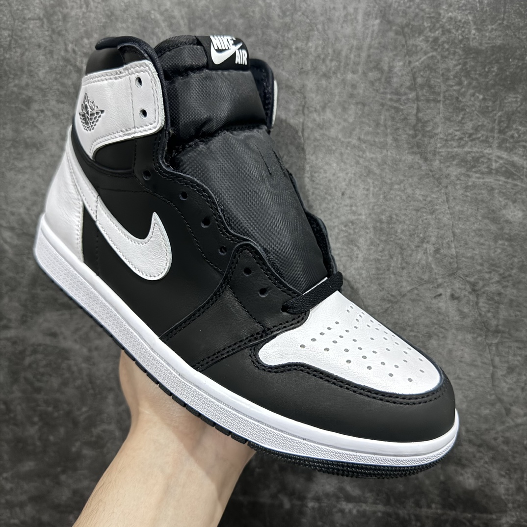 莞产AirJordan1RetroHigh白黑白脚趾DZ5485-010国内一线头部知名大厂出品知名厂牌