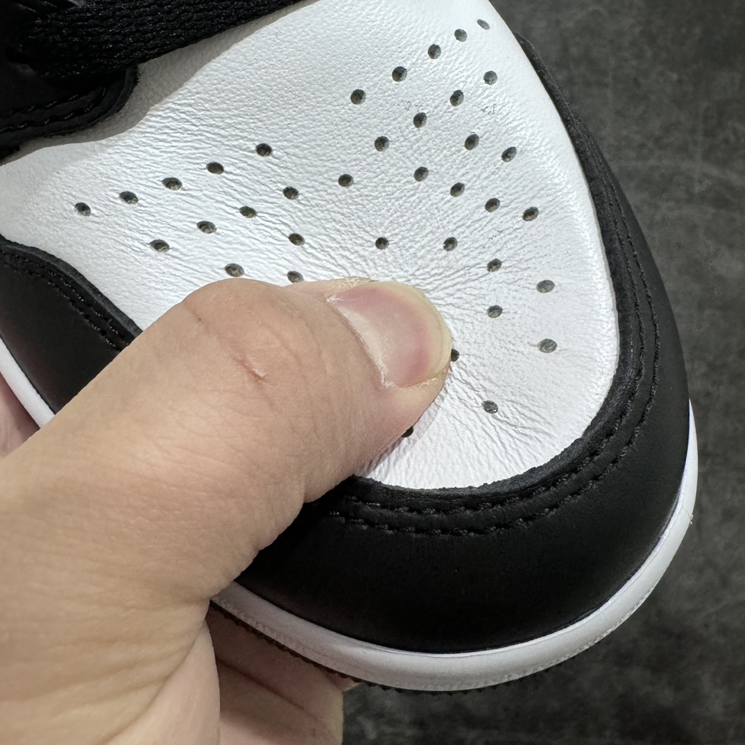 莞产AirJordan1RetroHigh白黑白脚趾DZ5485-010国内一线头部知名大厂出品知名厂牌