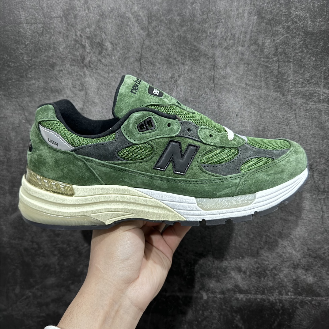 纯原版JJJJoundxNewBalanceM992JJ新百伦NB992联名总统复古慢跑鞋绿色正确3M反