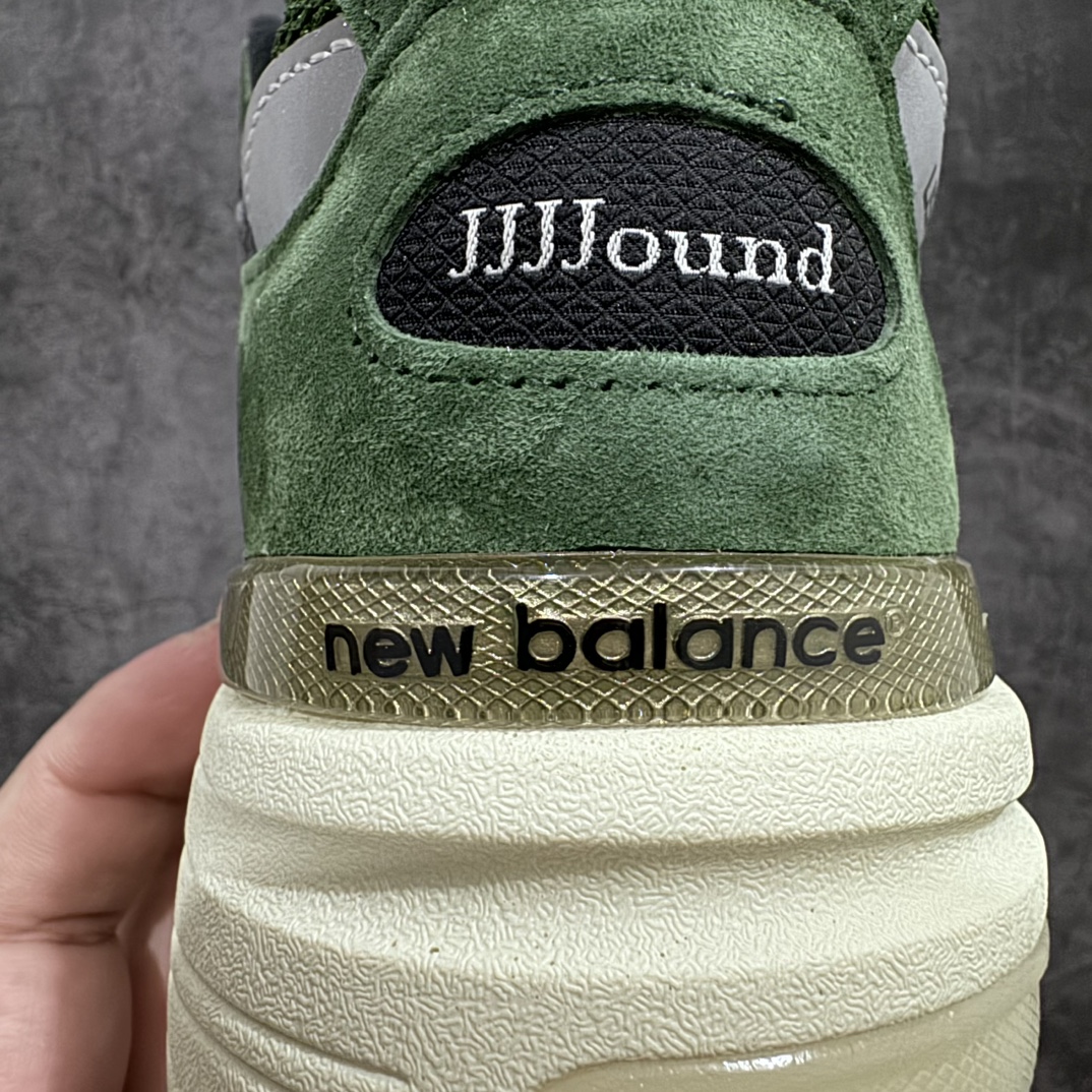 纯原版JJJJoundxNewBalanceM992JJ新百伦NB992联名总统复古慢跑鞋绿色正确3M反