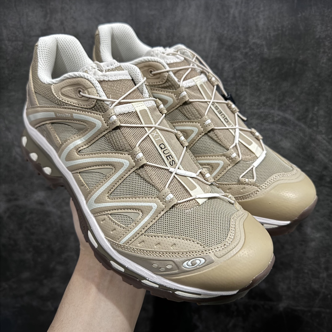 【绿x升级版】Salomon XT-QUEST ADV 萨洛蒙情侣款户外机能鞋 白卡其 全新绿x升级版 品质大改进 ‼️ 全鞋改进为原厂一致材料打造 全新修长鞋型 相对老版臃肿鞋型 此版的版型更正 全新玻璃冲刀 清洁度提升 同步原版左右鞋带孔的间距加大(之前老版间距太小) 网面与鞋头材料校对一致无色差(老版网面有色差) 鞋后跟反口V字定型同步zp(老版臃肿为U字后跟反口) 鞋舌两侧鞋帮脚踝处更加直挺(之前老版往中间踏) 鞋盒黑盒改正为原版牛皮纸鞋盒 鞋头处添加☯️太极标 所有细节多次修改校正 坚持同步原版无差别 毋庸置疑全市场最好的版本💪🏻终端优势供应 尺码:36 36.5 37.5 38 38.5 39 40 40.5 41 42 42.5 43 44 44.5 45 46-选品中心