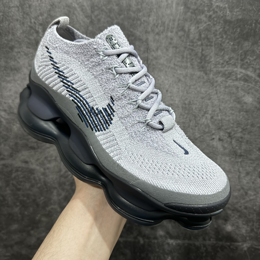 纯原版本NikeAirMAXSCORPION20FK全掌长气垫缓震跑步鞋采用传统的Flyknit构造回收