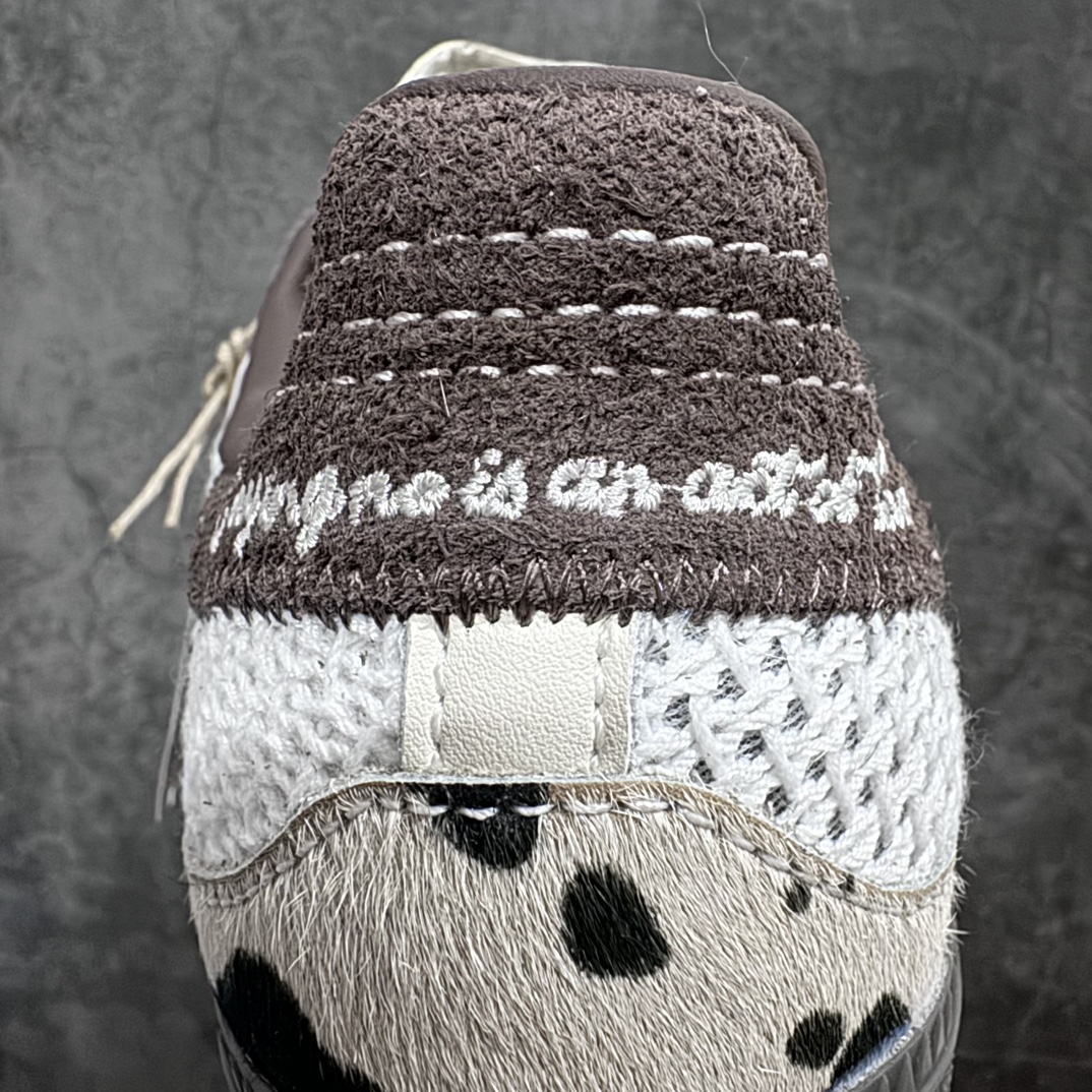 图片[9]-【纯原版】Notitle x Adidas Originals Samba 防滑耐磨低帮板鞋 男女款 桑巴联名 米棕黑/奶牛马毛 ID6024 顶级纯原 市售最正确版本 完美版型 配件齐全 正确卡色 正确头层材料 质感特别强 非普通版本 尺码：35.5-46半码-选品中心