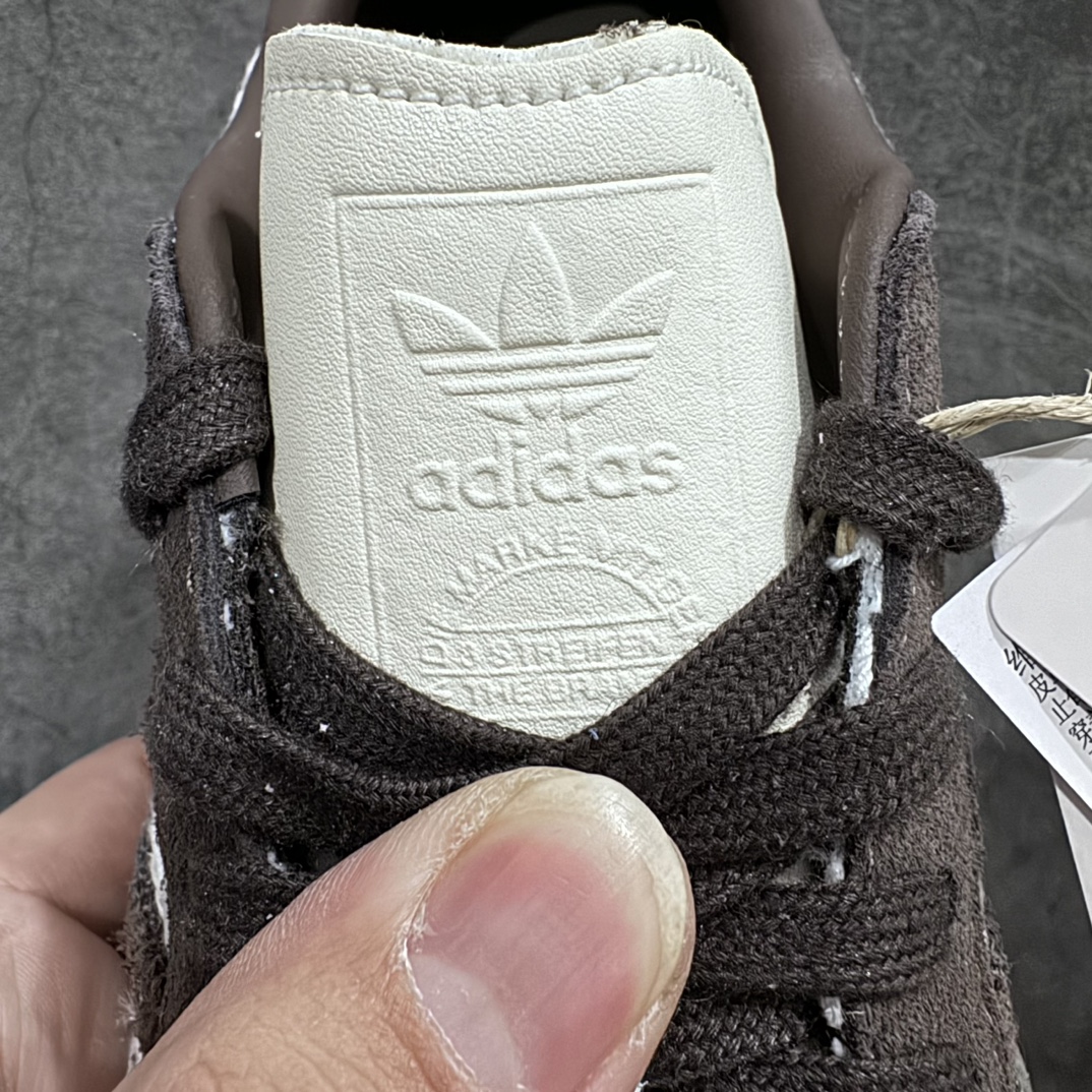 图片[4]-【纯原版】Notitle x Adidas Originals Samba 防滑耐磨低帮板鞋 男女款 桑巴联名 米棕黑/奶牛马毛 ID6024 顶级纯原 市售最正确版本 完美版型 配件齐全 正确卡色 正确头层材料 质感特别强 非普通版本 尺码：35.5-46半码-选品中心