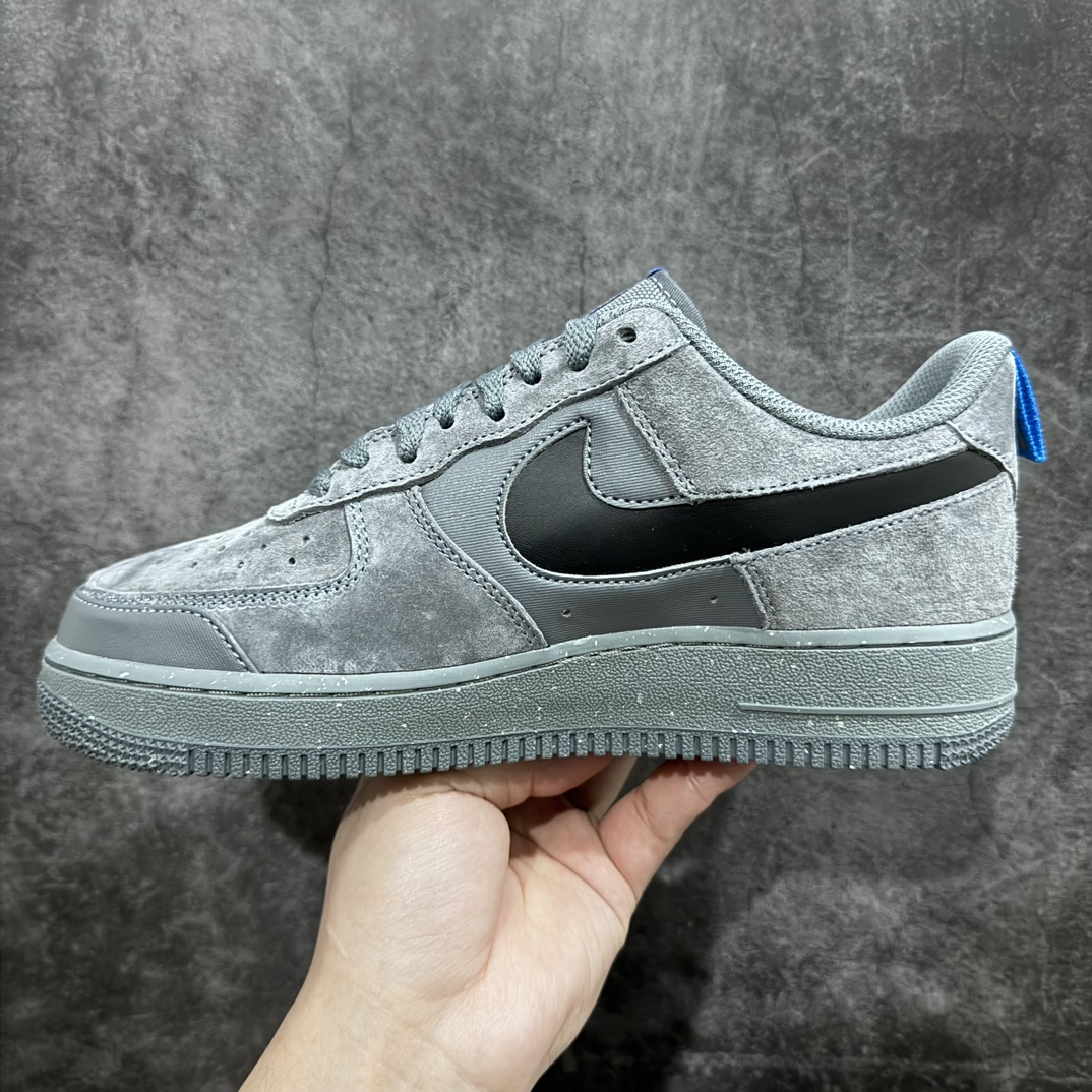 220 【纯原HY版本】Nike Air Force1 全新配色灰麂皮 空军低帮 DQ1097-001