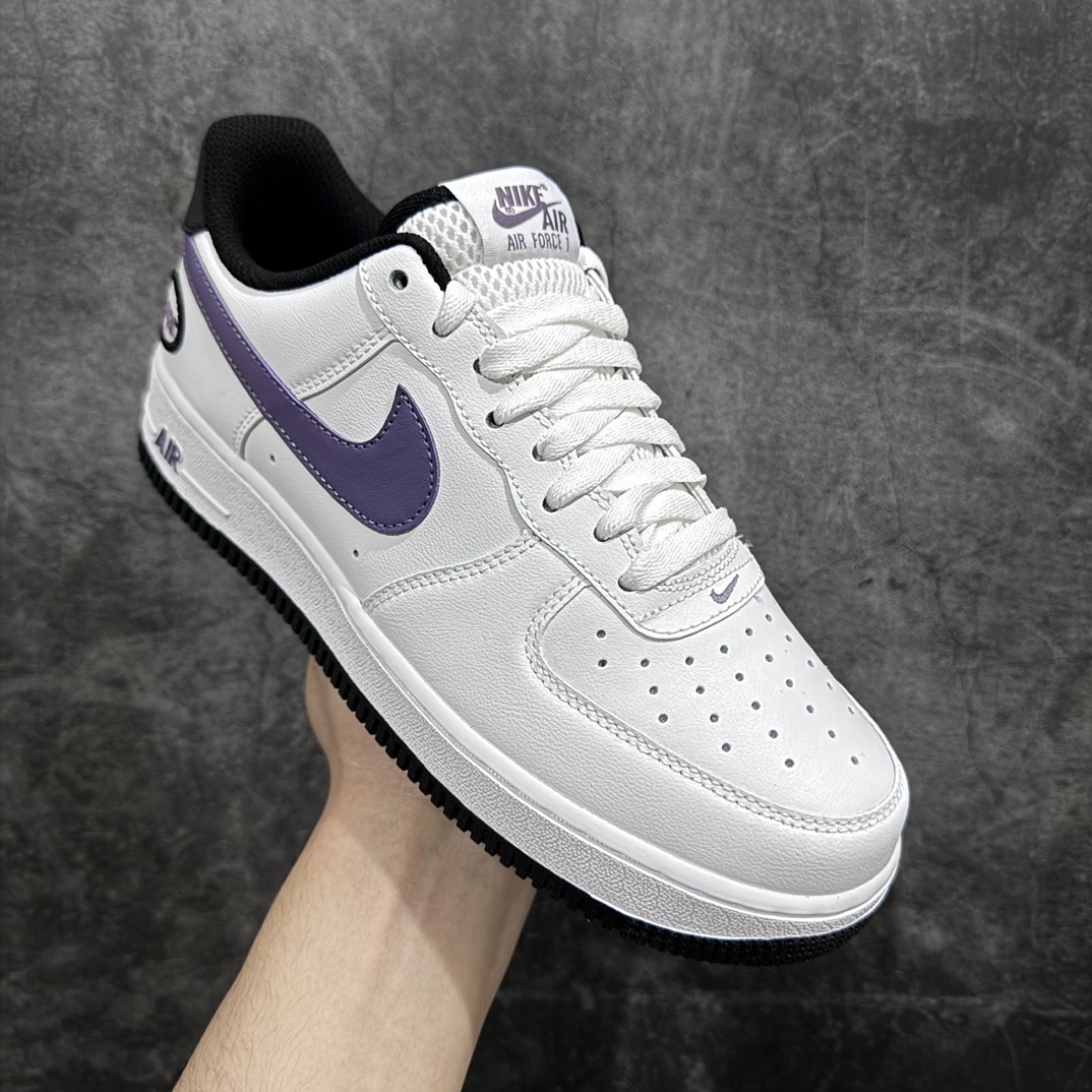 图片[3]-【纯原HY版本】Nike Air Force 1 Low 白紫 空军一号低帮运动休闲板鞋n原厂冲刀皮料切割干净 无任何毛边 清洁度细节完美 做工细节全方位比对原鞋 货号：DH7440-100 尺码：35.5 36 36.5 37.5 38 38.5 39 40 40.5 41 42 42.5 43 44 44.5 45-莆田鞋批发中心