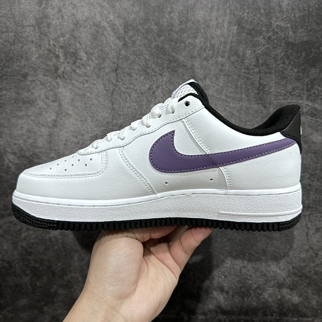 图片[2]-【纯原HY版本】Nike Air Force 1 Low 白紫 空军一号低帮运动休闲板鞋n原厂冲刀皮料切割干净 无任何毛边 清洁度细节完美 做工细节全方位比对原鞋 货号：DH7440-100 尺码：35.5 36 36.5 37.5 38 38.5 39 40 40.5 41 42 42.5 43 44 44.5 45-莆田鞋批发中心