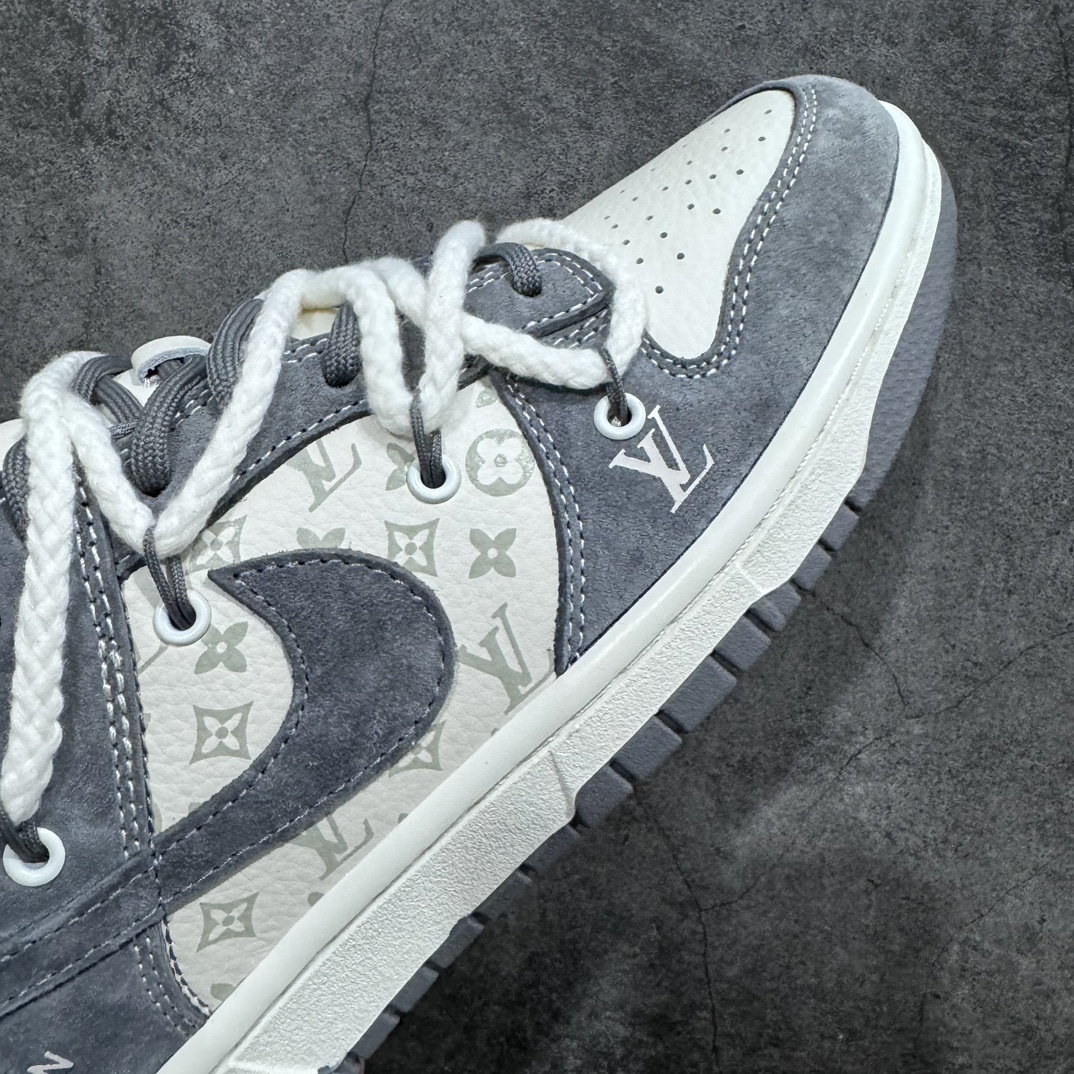 图片[6]-【定制版】Nike SB Dunk Low x Louis Vuitton 高端定制绑带 夜光深灰n纯原大厂出品 极力推荐👏n原装头层材料 独家版型蒸餾加工n帶來的是更好的视觉和脚感体验n大厂纯原品质出货 清洁度 电绣工艺皮料切割干净无任何毛边 细节完美 官方货号：FC1688 138 尺码：36 36.5 37.5 38 38.5 39 40 40.5 41 42 42.5 43 44 44.5 45-莆田鞋批发中心