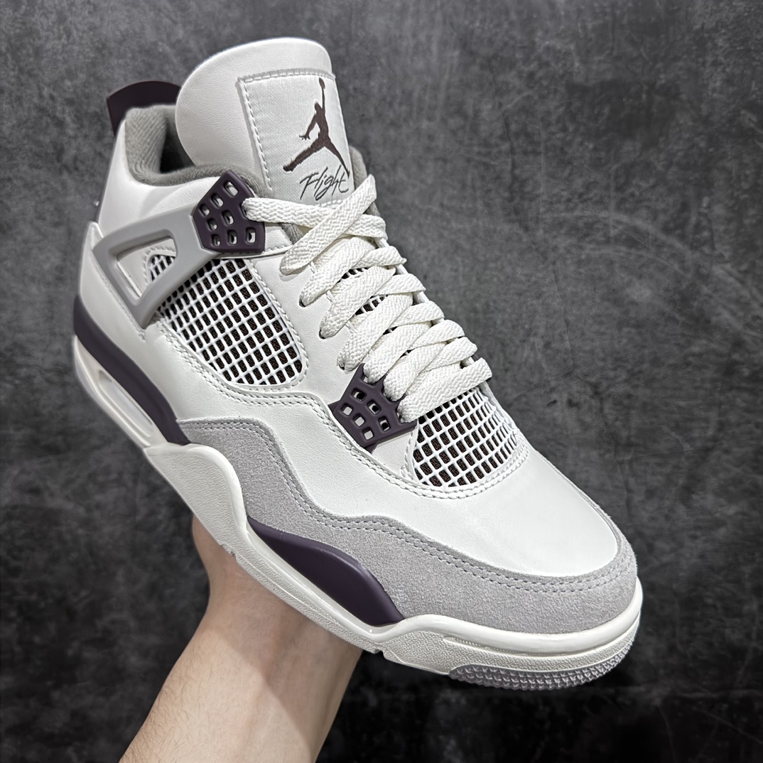 Foreign trade pure original A Ma Maniére x Air Jordan AJ4 Retro AMM joint gray brown FZ4810-001