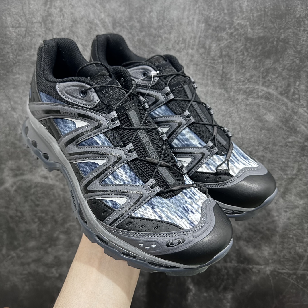 【绿x升级版】Salomon XT-QUEST ADV 萨洛蒙情侣款户外机能鞋 水墨括苍 黑灰分化 全新绿x升级版 品质大改进 ‼️ 全鞋改进为原厂一致材料打造 全新修长鞋型 相对老版臃肿鞋型 此版的版型更正 全新玻璃冲刀 清洁度提升 同步原版左右鞋带孔的间距加大(之前老版间距太小) 网面与鞋头材料校对一致无色差(老版网面有色差) 鞋后跟反口V字定型同步zp(老版臃肿为U字后跟反口) 鞋舌两侧鞋帮脚踝处更加直挺(之前老版往中间踏) 鞋盒黑盒改正为原版牛皮纸鞋盒 鞋头处添加☯️太极标 所有细节多次修改校正 坚持同步原版无差别 毋庸置疑全市场最好的版本💪🏻终端优势供应 尺码:36 36.5 37.5 38 38.5 39 40 40.5 41 42 42.5 43 44 44.5 45 46-选品中心