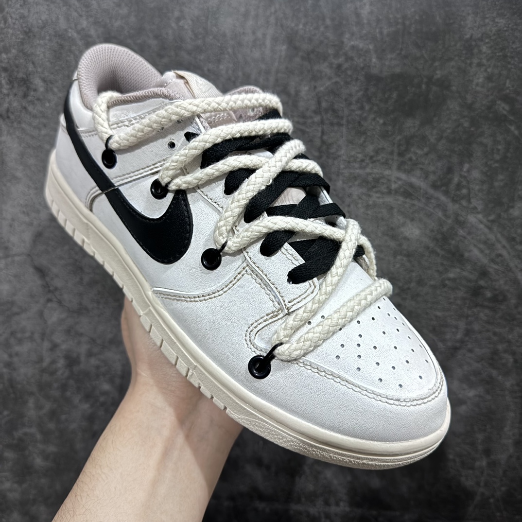 Pure original version special gift box NK Dunk Low deconstructed double shoelaces low-top sneakers Yehe Manufacturing CW6188-101