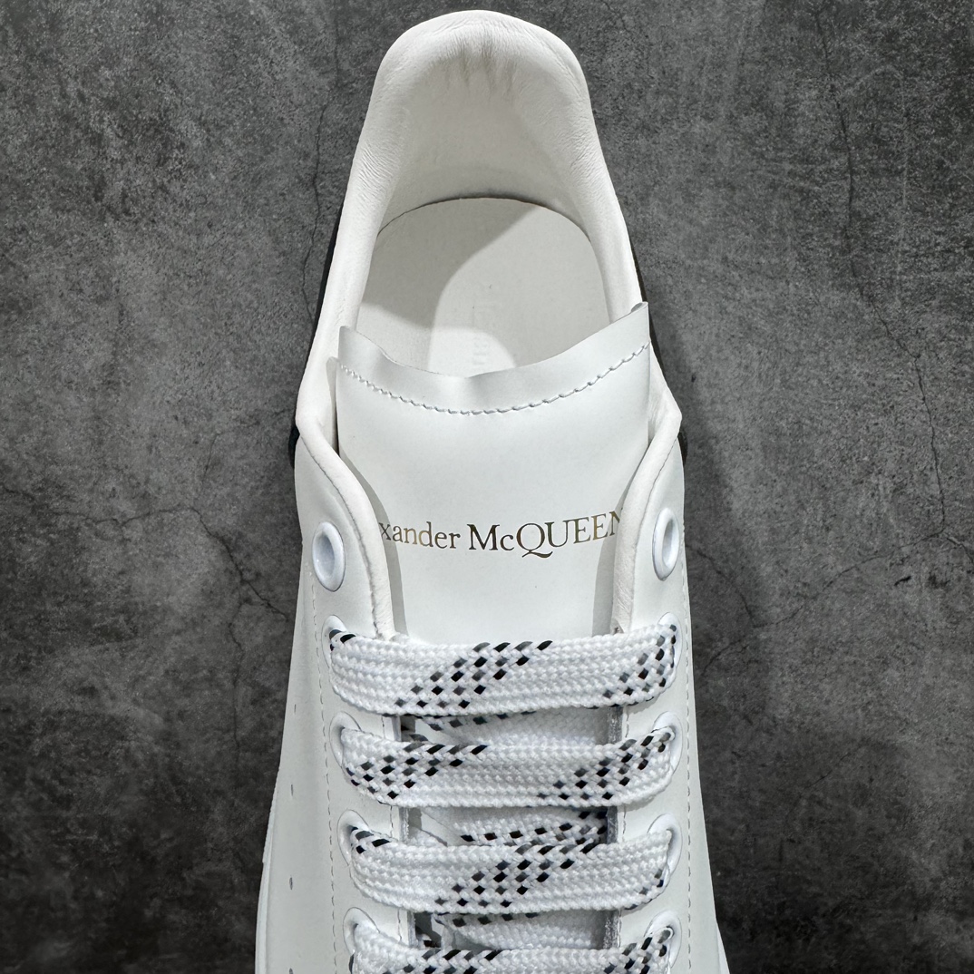 Pure original M version Alexander McQueen / Alexander McQueen classic platform shoes thick-soled height-enhancing white shoes