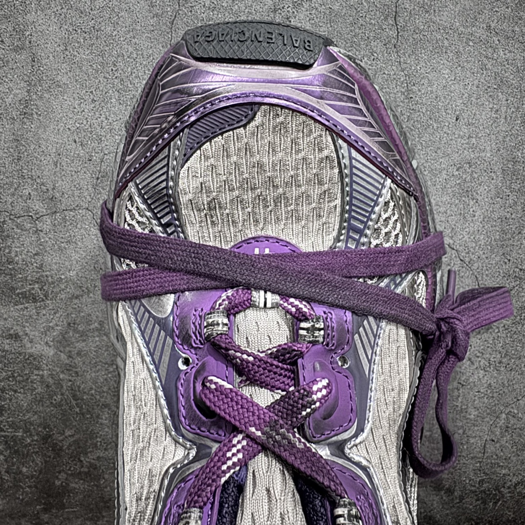 图片[5]-【X版纯原】BALENCIAGA 3XL Sneakers 巴黎世家十代网布系带低帮走秀复古老爹鞋 全新版本 全新顶端品质 全套原纸板楦头开发 最原汁原味的灵魂版型 全鞋荧光划线卡点 胶水把控整洁度追求极致完美 每一双都是工艺品 多重QC质检 超越公司货的品控标准 实实在在的免检产品 原盒原配 正确字体电绣 粗细、位置、大小正确 侧边TPU 透气孔匹配意产原版 正确分离大底 TPU软底 原版一致大底LOGO 立体感十足 原厂皮料水洗做旧 采购原厂网纱 不含皮革 网布材料和聚氨酯 磨损效果 鞋头边缘和后帮 Balenciaga 徽标 鞋面和后跟凸印尺码 鞋舌 3XL 橡胶品牌标识和反光细节 鞋帮拉袢和鞋舌拉祥 配反光细节 备用鞋带在鞋履前侧 可在穿着前取下 便于不同造型搭配 正常尺码 尺码：35 36 37 38 39 40 41 42 43 44 45 46-选品中心