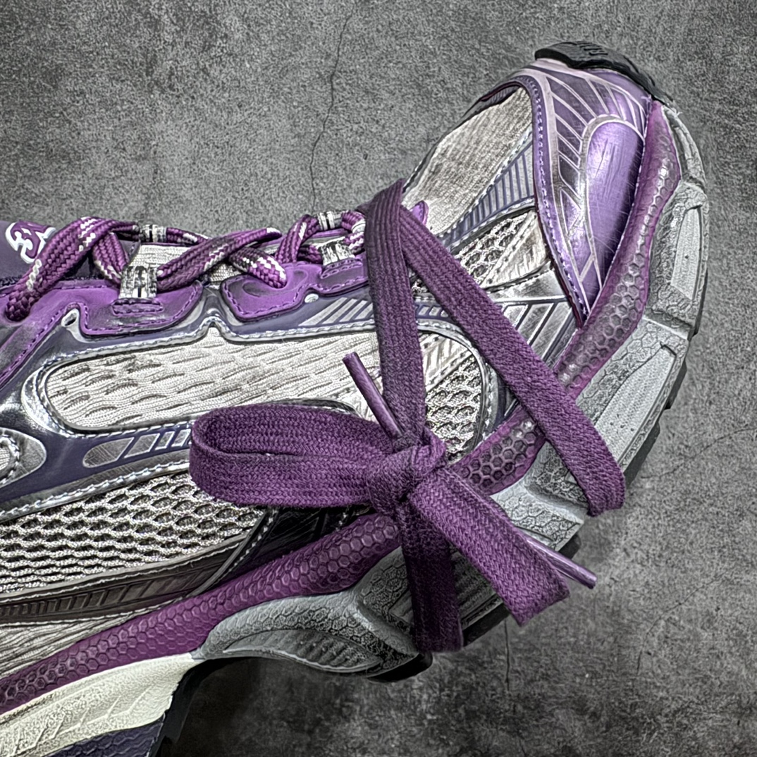 图片[6]-【X版纯原】BALENCIAGA 3XL Sneakers 巴黎世家十代网布系带低帮走秀复古老爹鞋 全新版本 全新顶端品质 全套原纸板楦头开发 最原汁原味的灵魂版型 全鞋荧光划线卡点 胶水把控整洁度追求极致完美 每一双都是工艺品 多重QC质检 超越公司货的品控标准 实实在在的免检产品 原盒原配 正确字体电绣 粗细、位置、大小正确 侧边TPU 透气孔匹配意产原版 正确分离大底 TPU软底 原版一致大底LOGO 立体感十足 原厂皮料水洗做旧 采购原厂网纱 不含皮革 网布材料和聚氨酯 磨损效果 鞋头边缘和后帮 Balenciaga 徽标 鞋面和后跟凸印尺码 鞋舌 3XL 橡胶品牌标识和反光细节 鞋帮拉袢和鞋舌拉祥 配反光细节 备用鞋带在鞋履前侧 可在穿着前取下 便于不同造型搭配 正常尺码 尺码：35 36 37 38 39 40 41 42 43 44 45 46-选品中心