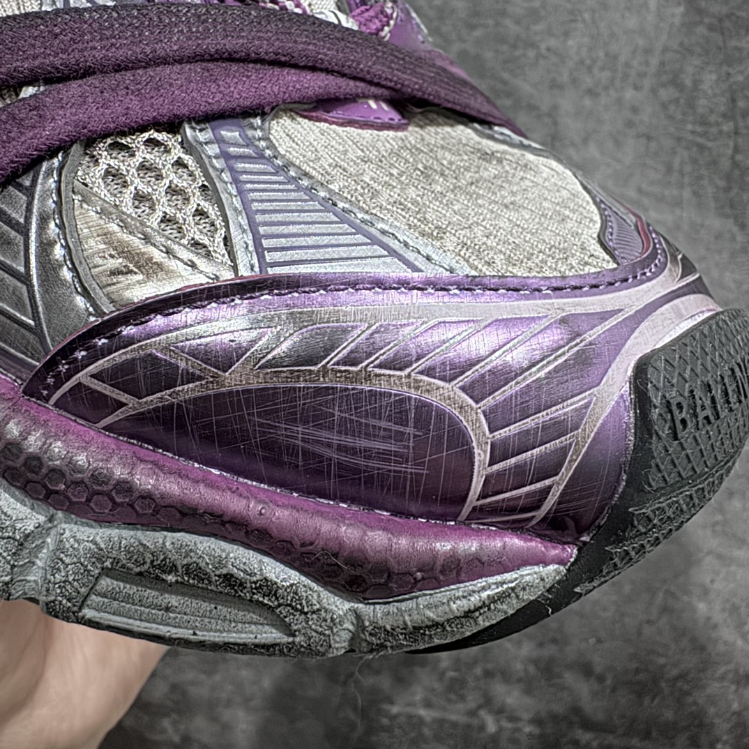 图片[3]-【X版纯原】BALENCIAGA 3XL Sneakers 巴黎世家十代网布系带低帮走秀复古老爹鞋 全新版本 全新顶端品质 全套原纸板楦头开发 最原汁原味的灵魂版型 全鞋荧光划线卡点 胶水把控整洁度追求极致完美 每一双都是工艺品 多重QC质检 超越公司货的品控标准 实实在在的免检产品 原盒原配 正确字体电绣 粗细、位置、大小正确 侧边TPU 透气孔匹配意产原版 正确分离大底 TPU软底 原版一致大底LOGO 立体感十足 原厂皮料水洗做旧 采购原厂网纱 不含皮革 网布材料和聚氨酯 磨损效果 鞋头边缘和后帮 Balenciaga 徽标 鞋面和后跟凸印尺码 鞋舌 3XL 橡胶品牌标识和反光细节 鞋帮拉袢和鞋舌拉祥 配反光细节 备用鞋带在鞋履前侧 可在穿着前取下 便于不同造型搭配 正常尺码 尺码：35 36 37 38 39 40 41 42 43 44 45 46-选品中心