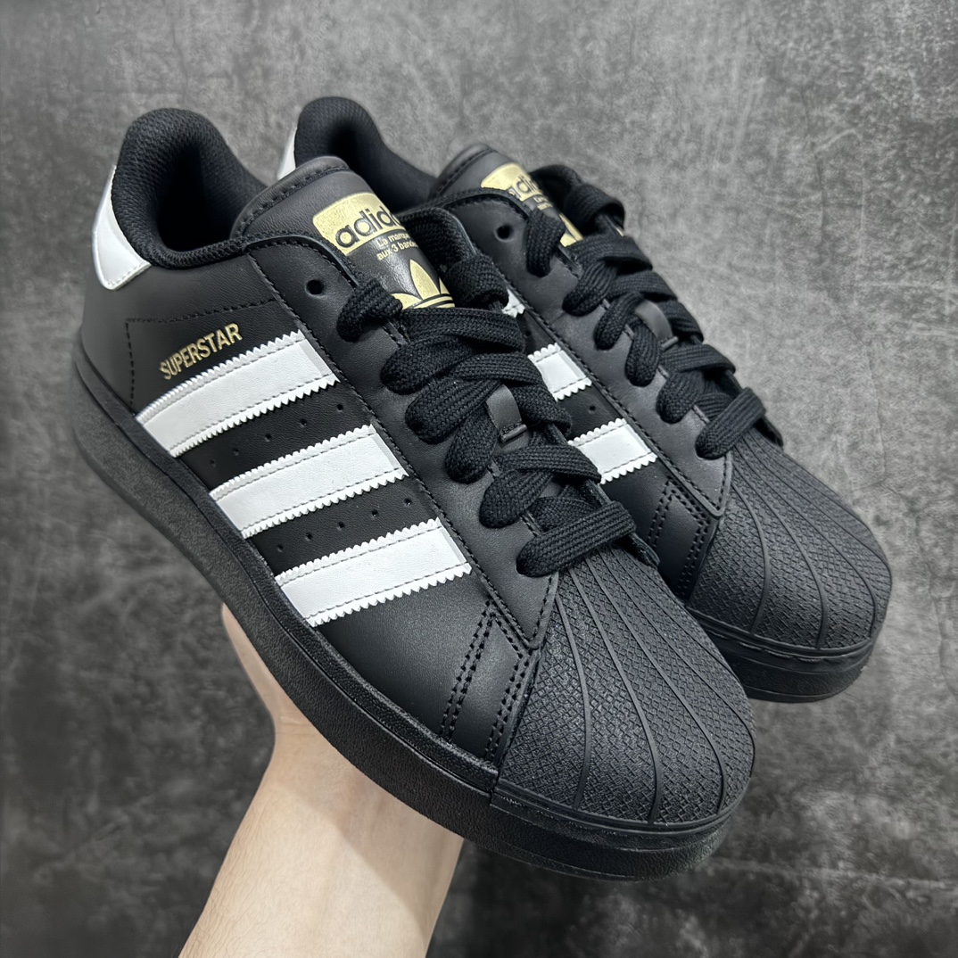 纯原AdidasSuperstarXLG阿迪金标贝壳头厚底款低帮休闲板鞋IG9777市售最强版出货平台充