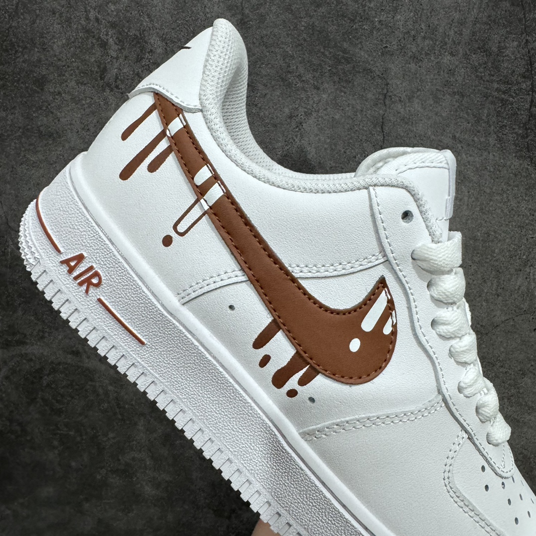 NK Air Force 1 Air Force One Sneakers Ice Cream Brown CW2288-008