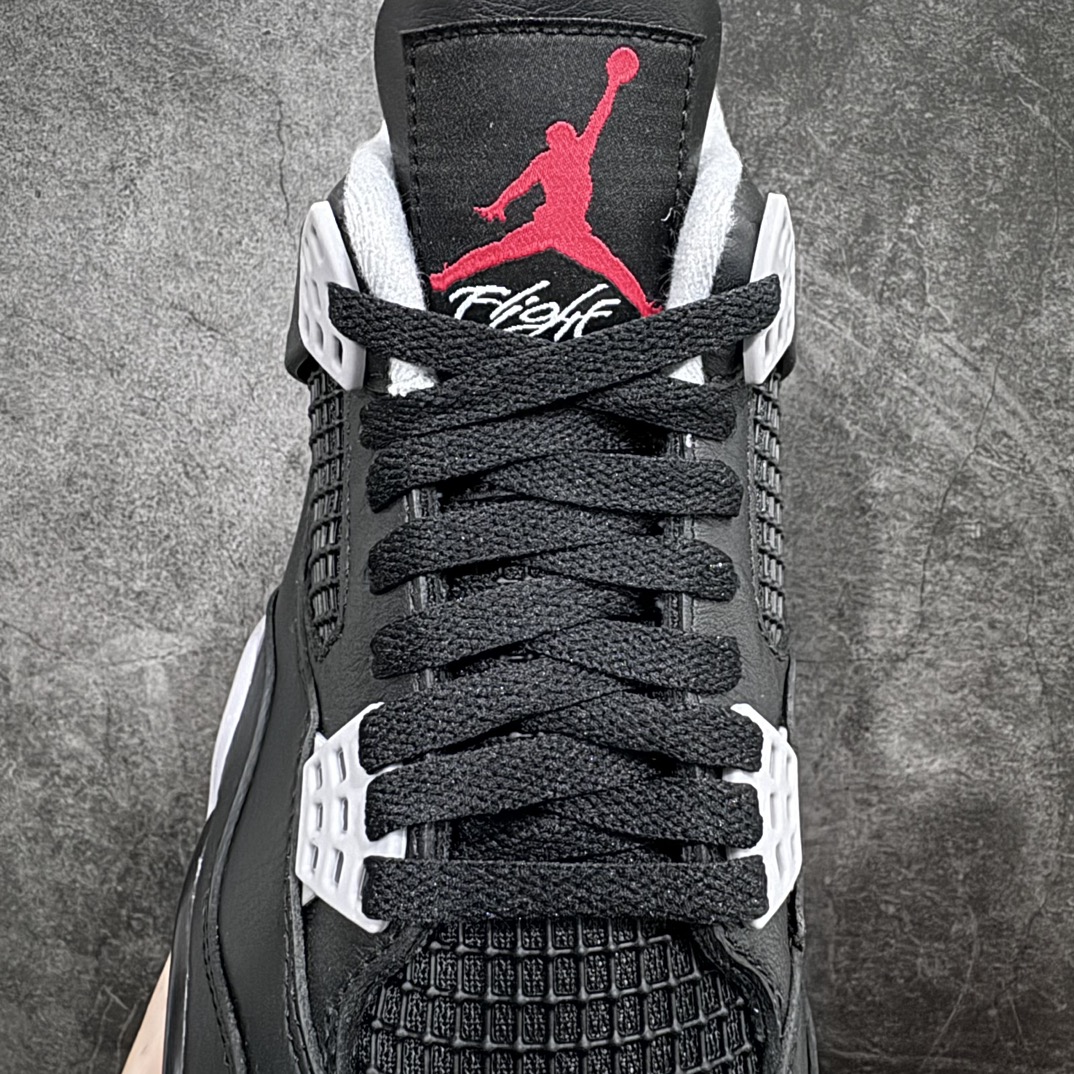 图片[6]-【老DT版本】Air Jordan AJ4 \”Bred Reimagined\” 黑红2024 FV5029-006 原鞋开发原楦原纸板同源开发 完美呈现乔4的版型 内侧正确双色网格 还原细节 原厂皮料 正确气垫颜色 正确网格工艺 正确拉帮工艺 全鞋原装材料制作 原档案原模具打造 支持全方位与正品对比 尺码：40 40.5 41 42 42.5 43 44 44.5 45 46 47.5 48.5-选品中心