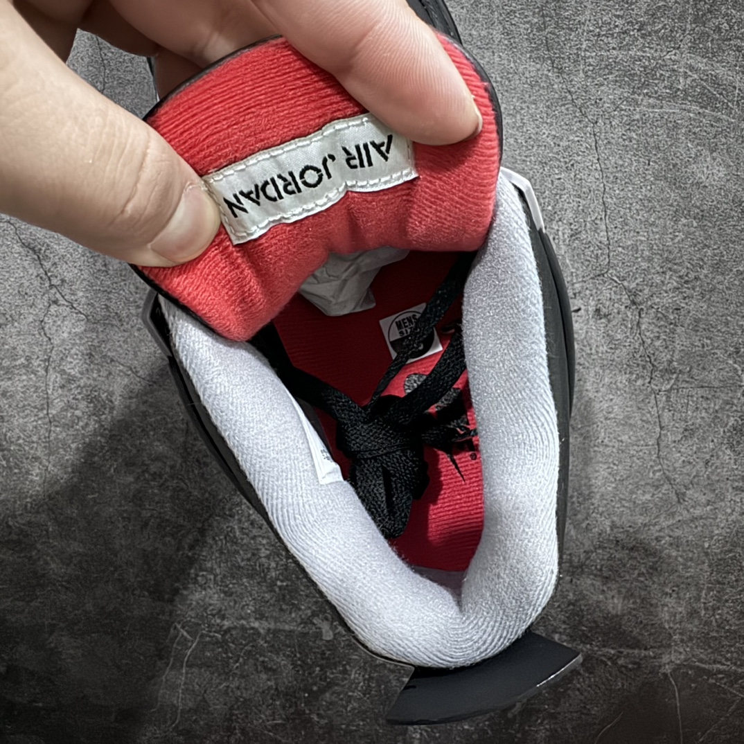 图片[8]-【老DT版本】Air Jordan AJ4 \”Bred Reimagined\” 黑红2024 FV5029-006 原鞋开发原楦原纸板同源开发 完美呈现乔4的版型 内侧正确双色网格 还原细节 原厂皮料 正确气垫颜色 正确网格工艺 正确拉帮工艺 全鞋原装材料制作 原档案原模具打造 支持全方位与正品对比 尺码：40 40.5 41 42 42.5 43 44 44.5 45 46 47.5 48.5-选品中心