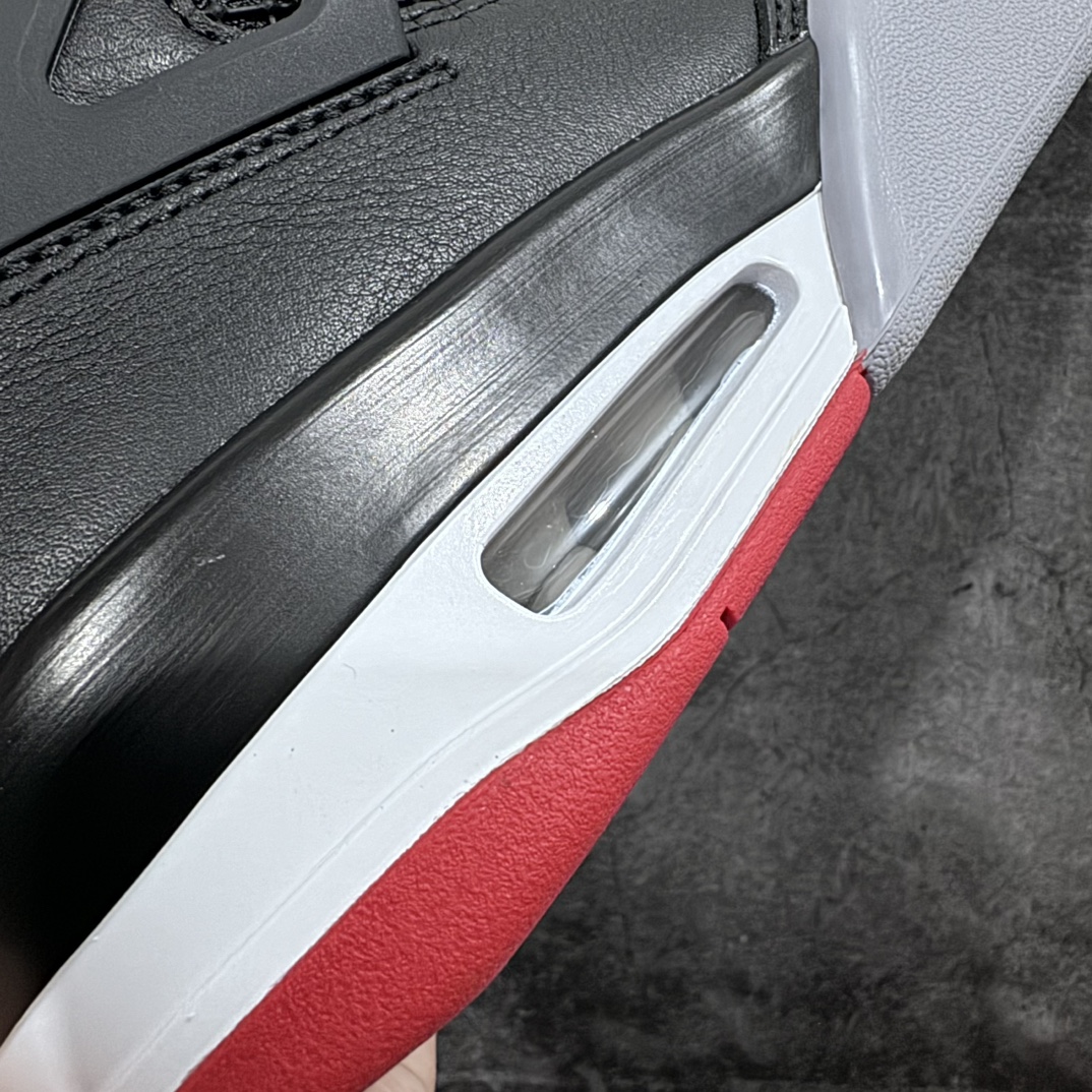 图片[2]-【老DT版本】Air Jordan AJ4 \”Bred Reimagined\” 黑红2024 FV5029-006 原鞋开发原楦原纸板同源开发 完美呈现乔4的版型 内侧正确双色网格 还原细节 原厂皮料 正确气垫颜色 正确网格工艺 正确拉帮工艺 全鞋原装材料制作 原档案原模具打造 支持全方位与正品对比 尺码：40 40.5 41 42 42.5 43 44 44.5 45 46 47.5 48.5-选品中心