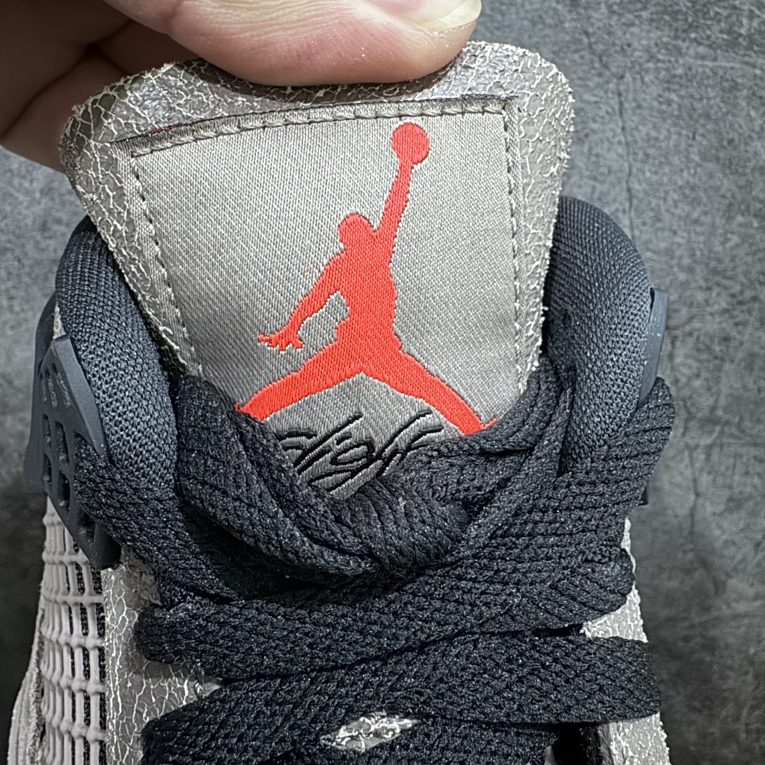 图片[5]-【KW纯原】 Air Jordan AJ4 Retro黑棕摩卡 龟裂纹 DB0732-200nn耗时多个月巨作 重金购买原楦原纸板确保原汁原味 完美呈现四代版型正确鞋头弧度 原装鞋舌织唛标n原厂TPU网格 不打皱 原厂电控针车系统原厂港宝加持 正确后跟弧度 细节随意对比市面任何版本‼️n原厂织唛标 市面唯一采用原装皮料正确网格工艺 全方位一致匹配官方细节全网唯一私模 最大尺码达到48.5码  尺码：40 40.5 41 42 42.5 43 44 44.5 45 45.5 46 47.5 48.5-莆田鞋批发中心