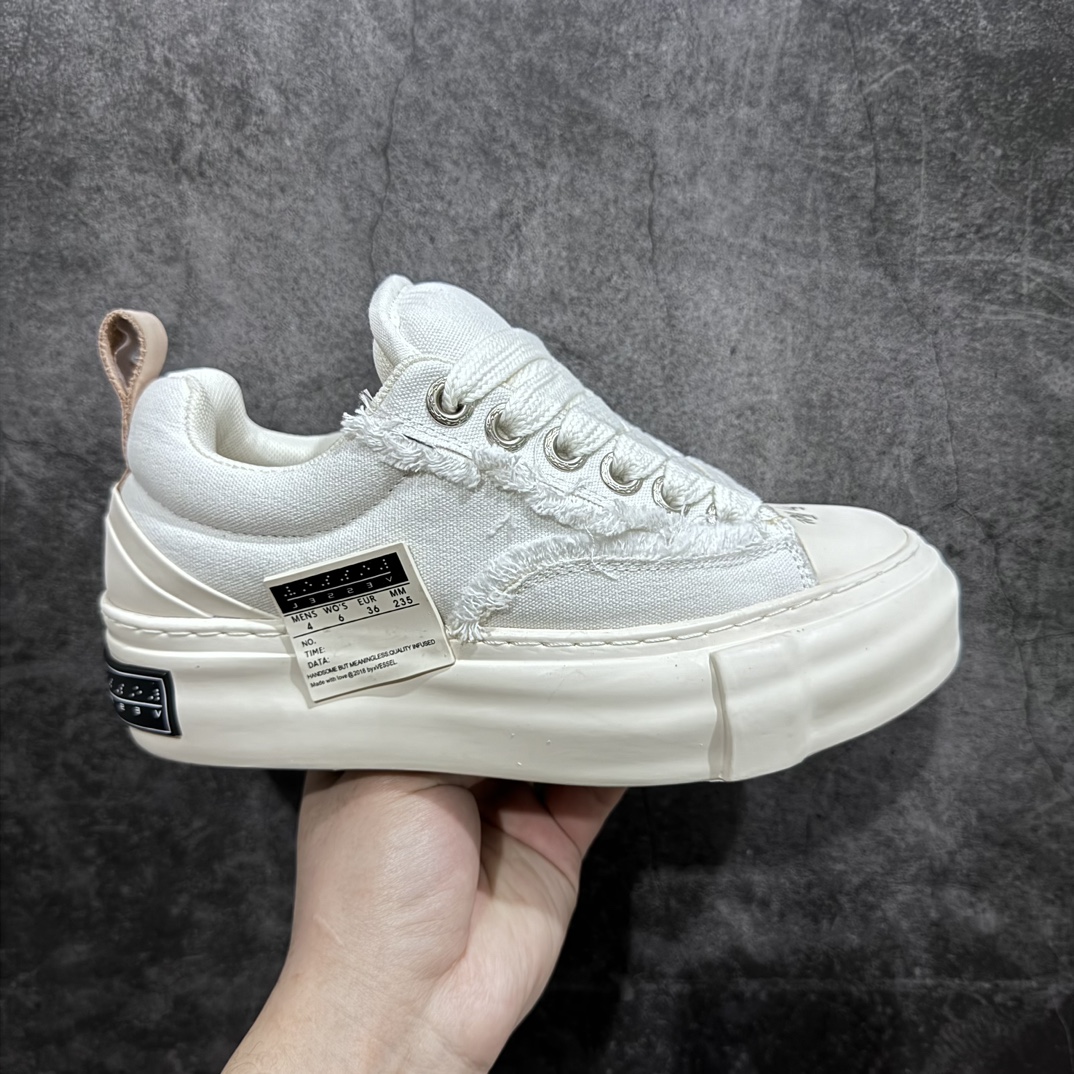 【广东纯原版本】xVessel 吴建豪 新款牛轧糖系列,真正莞产,做法顶级ZP复刻 于文文 李汶翰 罗一周 吴克群 刘逸云 白澍 田嘉瑞 明星同款 !整体设计有一种巴黎世家和匡威的结合版简直搭配的不要太帅气啊,采用原版进口帆布面料质感超好!整鞋是采用原版硫化鞋的做法,整体暗藏锋芒,流露活力气场,让你自在掌控。 面料 进口帆布布料 内里 进口透气网布 全鞋身进口超弹海绵 35-45-选品中心