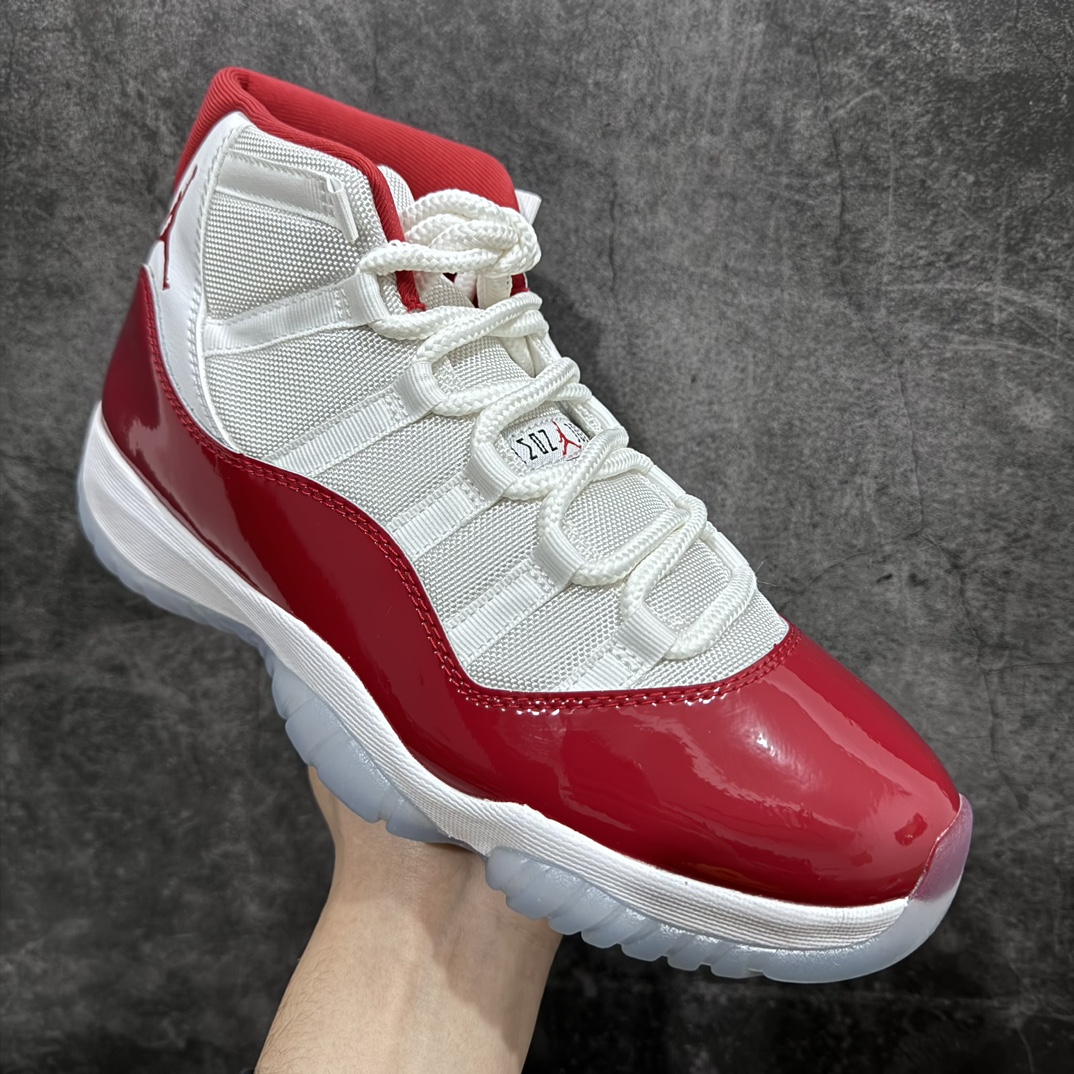 图片[3]-【Y3同源版】纯原福利供应 Air Jordan AJ11 Retro High 樱桃白红 CT8012-116 外贸特供批次 原楦原档案数据开模打造 原厂中底拉帮钢印 原厂漆皮 防冻不开裂 头层皮料 原装鞋撑 水晶大底正确色度色泽 原楦原数据刺绣 原厂车缝走线及对位 毫厘不差 飞人logo采用原数据电脑刺绣 原装正品碳纤维真实碳板 增强抗扭 原内标 原盒标 正确官方原盒 原厂防氧化水晶外底 原厂配套厂全掌solo气垫 独家尺码：40 40.5 41 42 42.5 43 44 44.5 45 45.5 46 47.5 48.5-选品中心