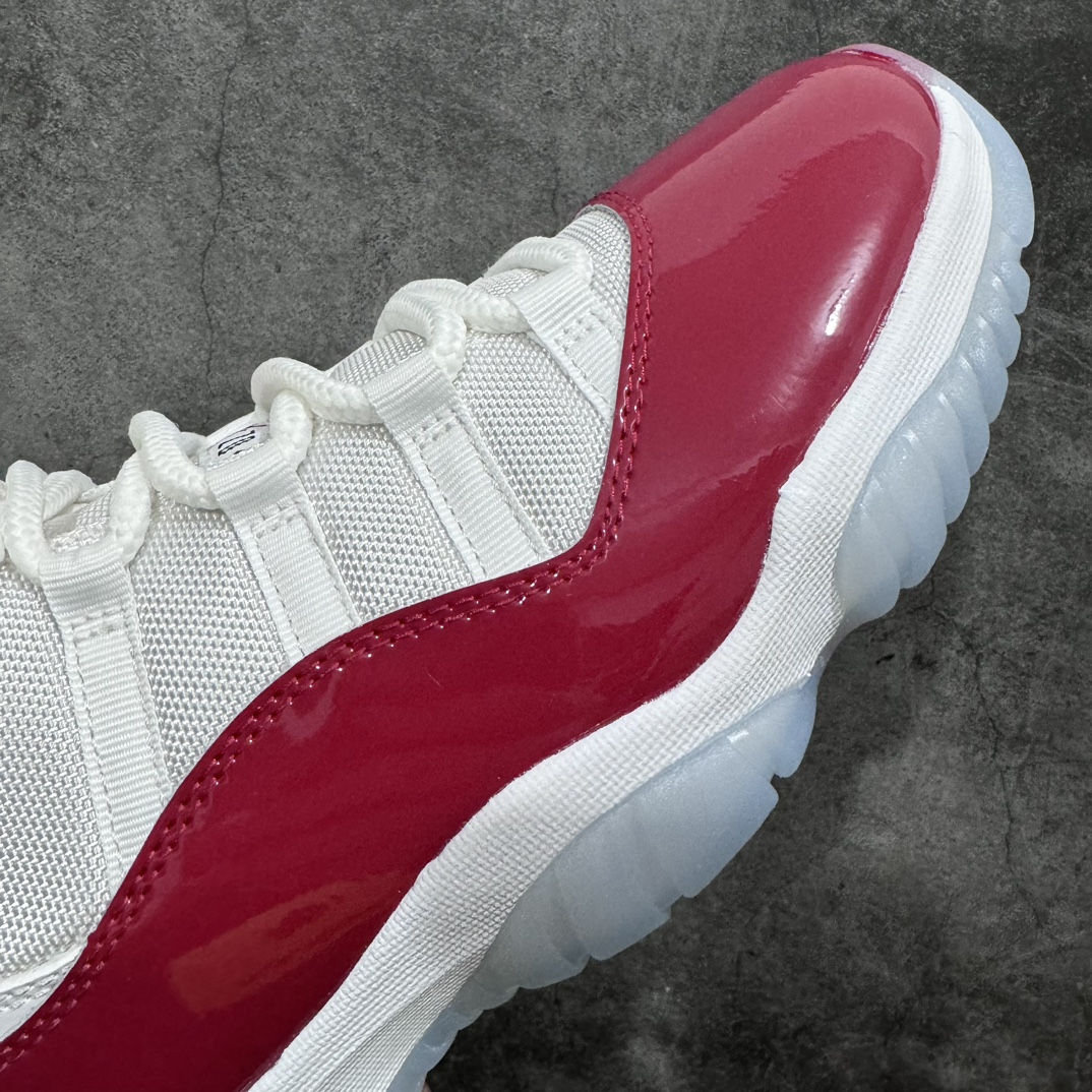 图片[6]-【Y3同源版】纯原福利供应 Air Jordan AJ11 Retro High 樱桃白红 CT8012-116 外贸特供批次 原楦原档案数据开模打造 原厂中底拉帮钢印 原厂漆皮 防冻不开裂 头层皮料 原装鞋撑 水晶大底正确色度色泽 原楦原数据刺绣 原厂车缝走线及对位 毫厘不差 飞人logo采用原数据电脑刺绣 原装正品碳纤维真实碳板 增强抗扭 原内标 原盒标 正确官方原盒 原厂防氧化水晶外底 原厂配套厂全掌solo气垫 独家尺码：40 40.5 41 42 42.5 43 44 44.5 45 45.5 46 47.5 48.5-选品中心