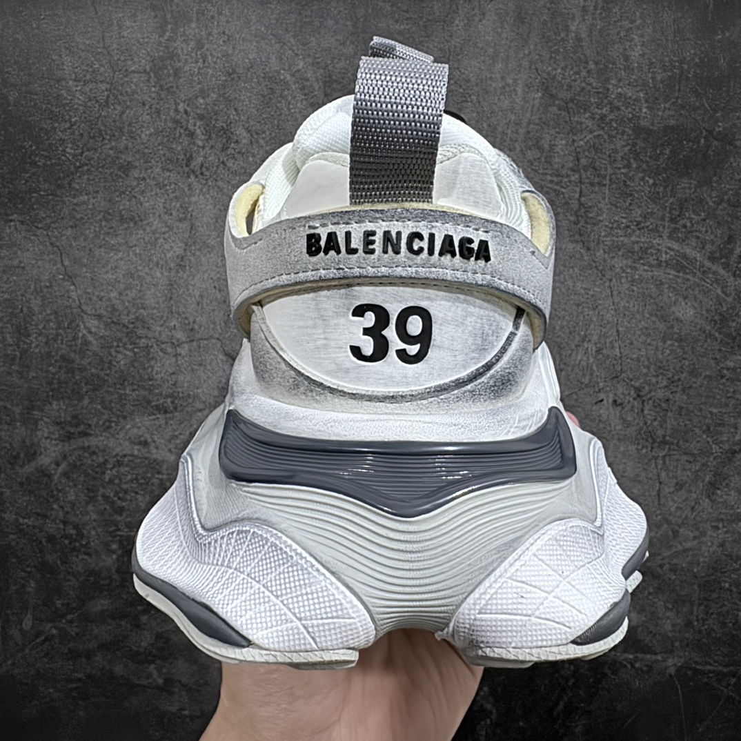 图片[4]-【OK版本】巴黎世家BALENCIAGA Cargo Sneaker 5XL 11代船型系列低帮复古阔型厚底底姥爹风潮流百搭休闲运动鞋“米白灰橘红做旧” 男女鞋配件防尘袋及附送鞋带 全部采用原档案原楦数据开发#1：1比例克重(轻度做旧效果!!) 原装EVA环保去臭环型鞋垫 开发7层私模,搭载轻量发泡EVA缓震中底,组合防滑橡胶大底 尺码：35-46-选品中心