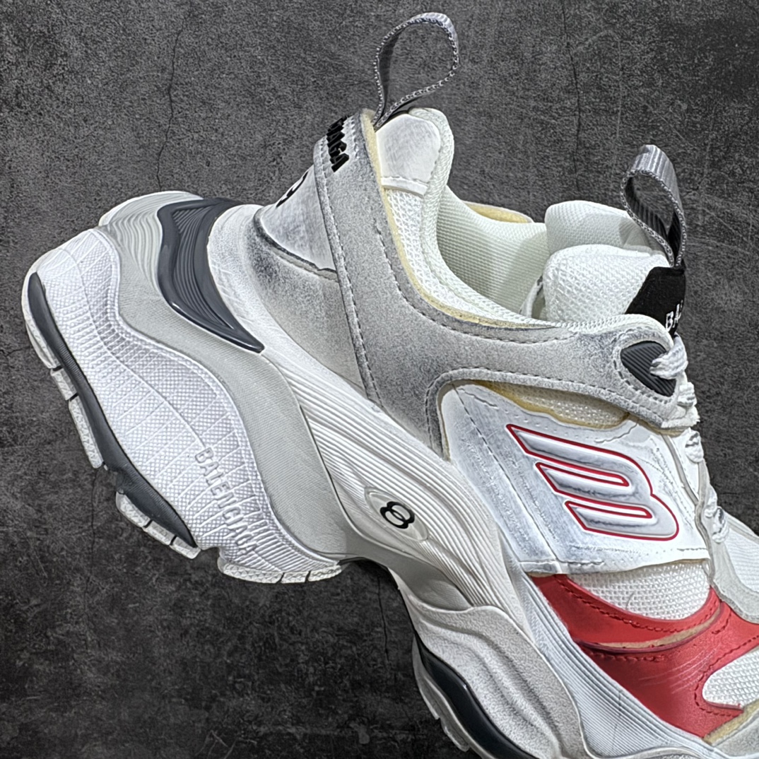 图片[7]-【OK版本】巴黎世家BALENCIAGA Cargo Sneaker 5XL 11代船型系列低帮复古阔型厚底底姥爹风潮流百搭休闲运动鞋“米白灰橘红做旧” 男女鞋配件防尘袋及附送鞋带 全部采用原档案原楦数据开发#1：1比例克重(轻度做旧效果!!) 原装EVA环保去臭环型鞋垫 开发7层私模,搭载轻量发泡EVA缓震中底,组合防滑橡胶大底 尺码：35-46-选品中心