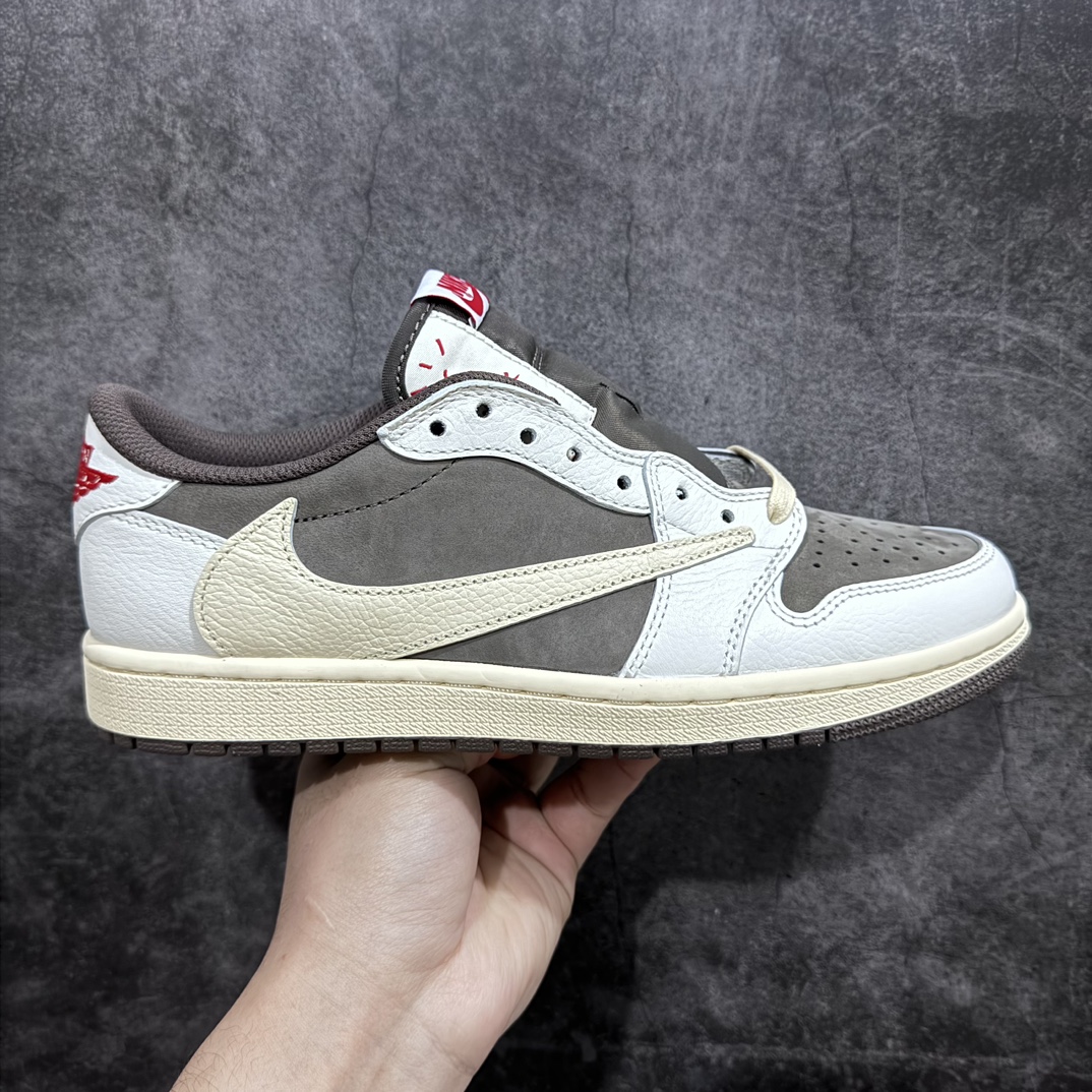 纯原AirJordan1xTravisScottAJ1xTS联名白棕倒钩3.0DM7866-162全新版