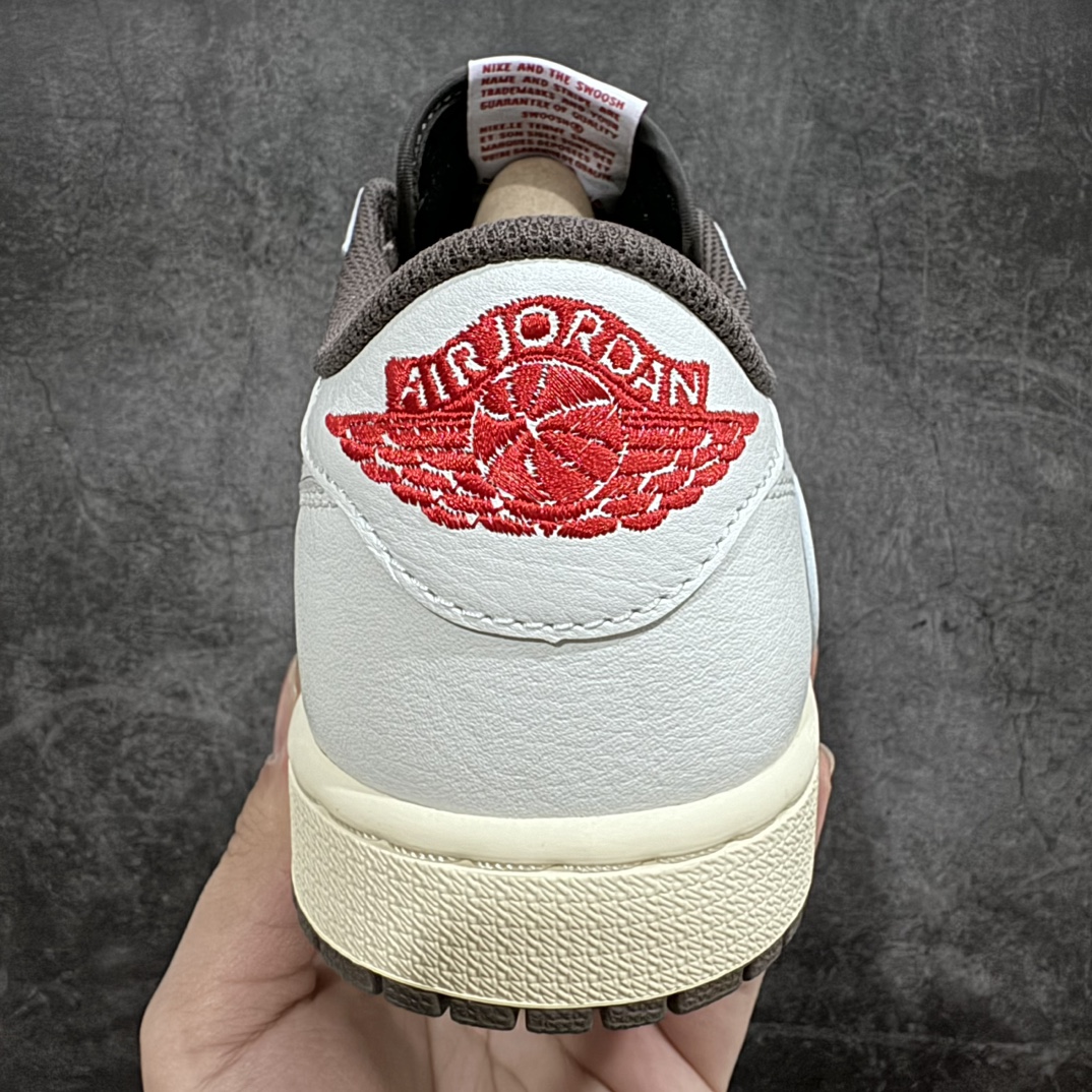 纯原AirJordan1xTravisScottAJ1xTS联名白棕倒钩3.0DM7866-162全新版