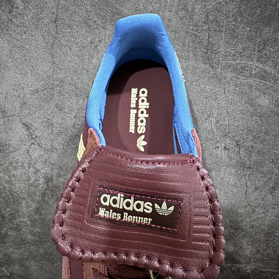 200 Wales Bonner x Adidas   Originals Samba Classic 桑巴舞系列绅士德训足球风百搭低帮休闲运动板鞋 IE0579