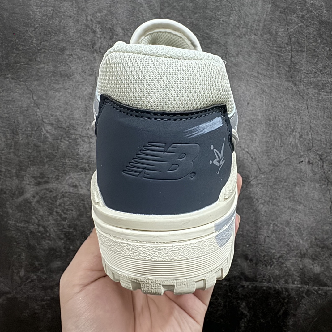 图片[4]-【公司级】NB新百伦New Balance BB550系列经典复古低帮休闲运动篮球板鞋nn550其实发迹于1989 年 是品牌历史中一款十分小众的篮球鞋履 低筒的鞋身搭配上皮革的设定让其鞋型在现今看来相当复古 同时搭配上Aimé Leon Dore刻画的四款配色 都让这款低调鞋款冲上炒价热搜 也因此让更多鞋迷知悉这款NB 鞋履 相比NB 550 来说 Louis Vuitton 所发表的LV Trainer 运动鞋就是知名度较高的一款球鞋了 由品牌男装创意总监Virgil Abloh 利用复古篮球鞋作为灵感刻画而成 搭配上LV 高质感皮革的陪衬成为当今精品时尚球鞋的代表作品 仔细一看New Balance 550 与Louis Vuitton LV Trainer 都以「篮球鞋」为蓝图 复古鞋貌的特色氛围也极其相似  尺码：36 37 37.5 38 38.5 39 40 40.5 41.5 42 42.5 43 44 45-莆田鞋批发中心