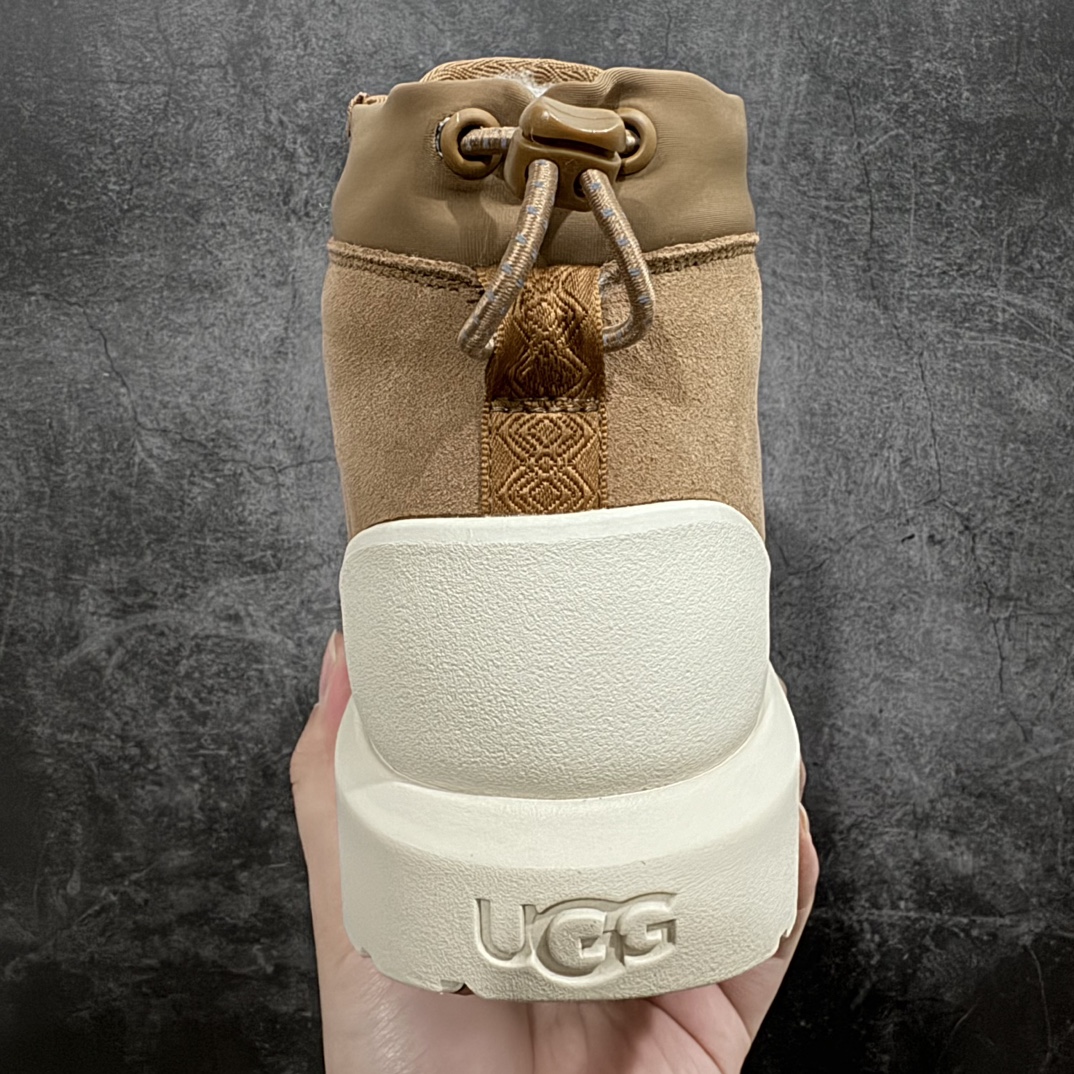 公司级UGG2023FW秋冬新品,机能撞色王一博代言热门大爆款！半包头套脚高帮进口隆丰一级羊皮毛一体代购