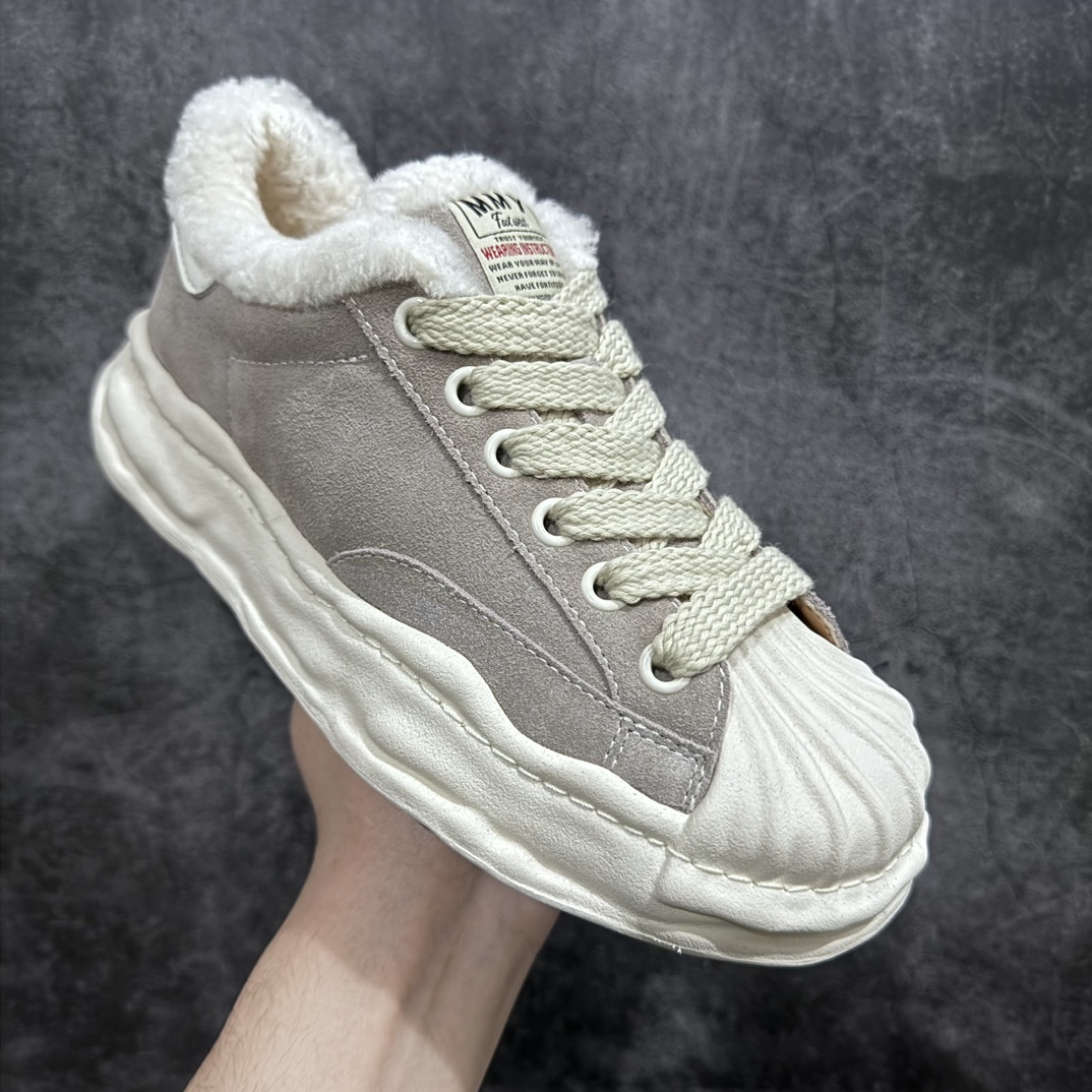 图片[3]-【东莞原产版】三原康裕 MMY 溶解贝壳头 秋冬加绒系列 东莞原产 全硫化溶解工艺 原楦原纸版开发 全新开发 双模一次发泡点位气孔EVA中底 底部嵌入组合RB橡胶耐磨大底 采用全粒面头层皮革鞋面材质 正确织麦及包装盒 清晰后跟电绣LOGO🆚区别市面普通版本 复古溶解风,日本概念时装设计师･三原康裕品牌MMY/Maison MIHARA YASUHIRO Wayne Original Sole Leather Low Sneaker版变形溶解雪糕底低帮百搭休闲运动板鞋 尺码：35 36 37 38 39 40 41 42 43 44 正常尺码-选品中心