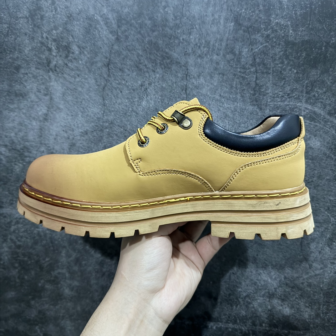 图片[2]-【广东纯原版本】Timberland 天伯伦/添柏岚经典款 23ss新款低帮 经典再造 全新升级 广东大厂品质 原盒原包装 面料采用意大利🇮🇹顶级磨砂牛皮 搭配防臭防腐真皮乳胶鞋垫 给您完美的穿着体验 质量考究耐穿 型男必备 专治不帅 高品质脚感一流 独家供应 尺码：39 40 41 42 43 44 偏大一码-选品中心