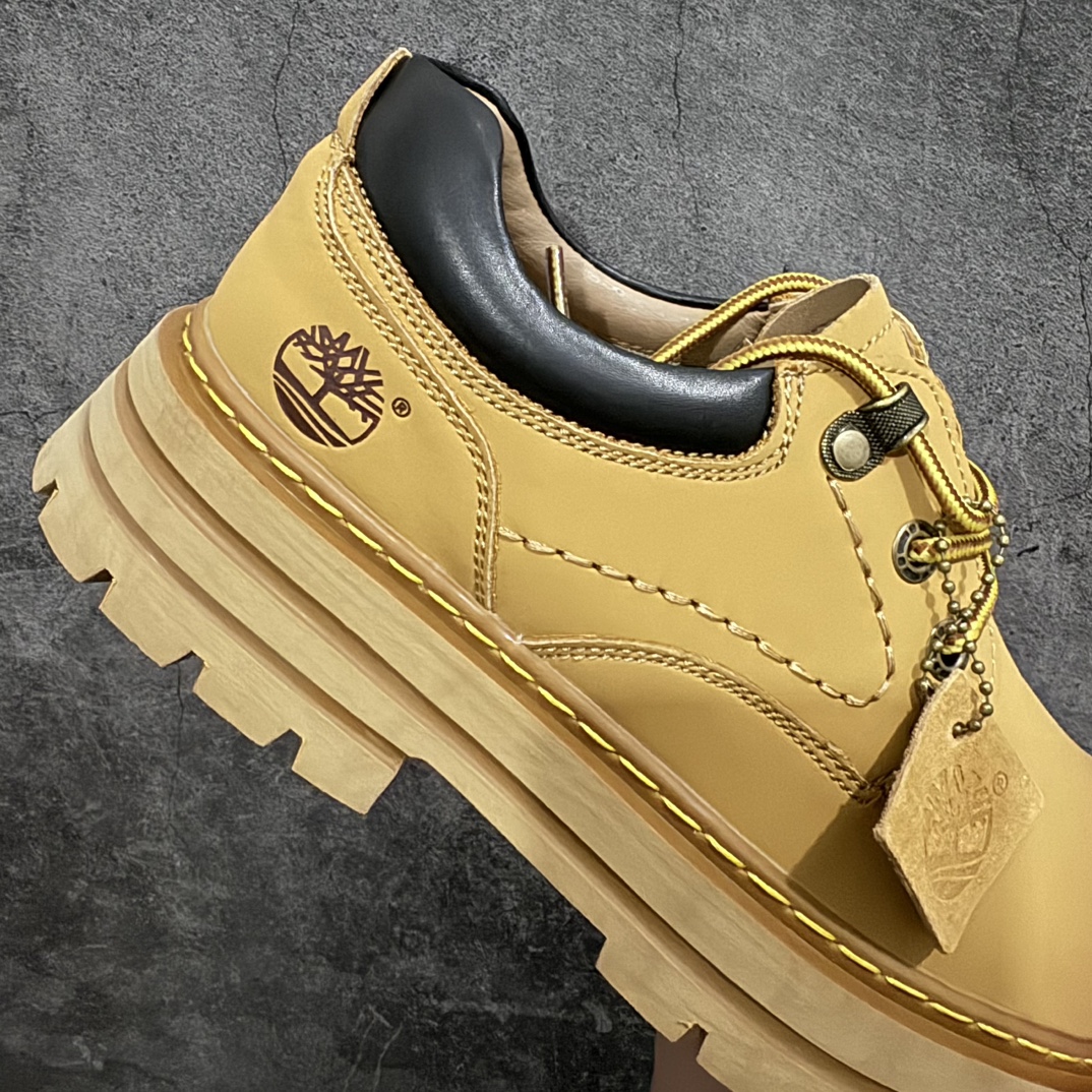 图片[7]-【广东纯原版本】Timberland 天伯伦/添柏岚经典款 23ss新款低帮 经典再造 全新升级 广东大厂品质 原盒原包装 面料采用意大利🇮🇹顶级磨砂牛皮 搭配防臭防腐真皮乳胶鞋垫 给您完美的穿着体验 质量考究耐穿 型男必备 专治不帅 高品质脚感一流 独家供应 尺码：39 40 41 42 43 44 偏大一码-选品中心