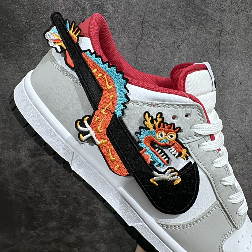 Customized Nike SB Dunk Low ”Year of the Dragon” FZ5316-101