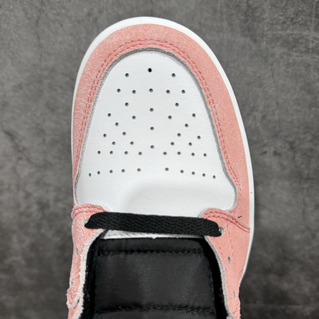 DT version of Air Jordan AJ1 Mid mid-top pink and orange gradient DX4332-800