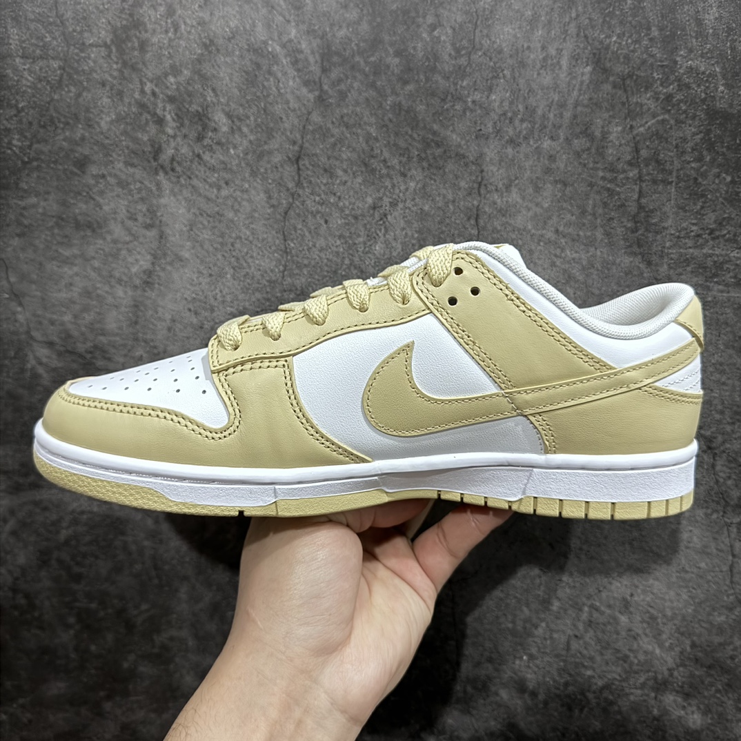 图片[2]-【纯原N版】Dunk Low“Team Gold”米白黄 DV0833-100nn独家原厂航空铝磨具打磨大底 鞋头坡度极致还原 原盒原配 圈内天花板工艺 原厂冲刀 超高清洁度 全鞋零毛边皮料切割 全套原楦原模倾力打造完美版型 采用原厂百宏鞋带以及原厂百宏织唛舌标 内标可供原厂几率过验 原厂中底布黄色点胶 原厂中底布拉帮走线遵循公司‼️ 尺码：36 36.5 37.5 38 38.5 39 40 40.5 41 42 42.5 43 44 44.5 45 46 47.5-莆田鞋批发中心