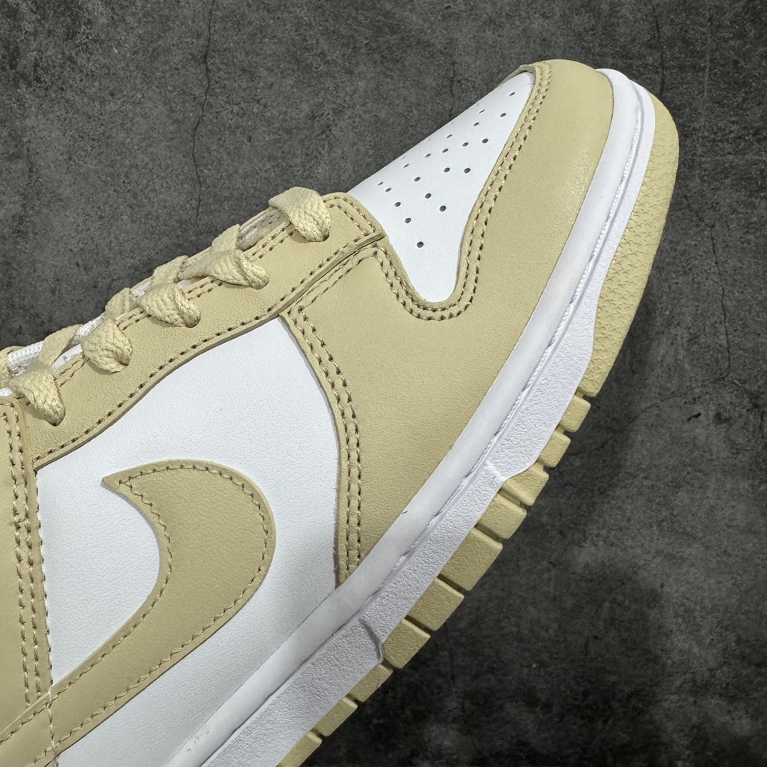 图片[6]-【纯原N版】Dunk Low“Team Gold”米白黄 DV0833-100nn独家原厂航空铝磨具打磨大底 鞋头坡度极致还原 原盒原配 圈内天花板工艺 原厂冲刀 超高清洁度 全鞋零毛边皮料切割 全套原楦原模倾力打造完美版型 采用原厂百宏鞋带以及原厂百宏织唛舌标 内标可供原厂几率过验 原厂中底布黄色点胶 原厂中底布拉帮走线遵循公司‼️ 尺码：36 36.5 37.5 38 38.5 39 40 40.5 41 42 42.5 43 44 44.5 45 46 47.5-莆田鞋批发中心